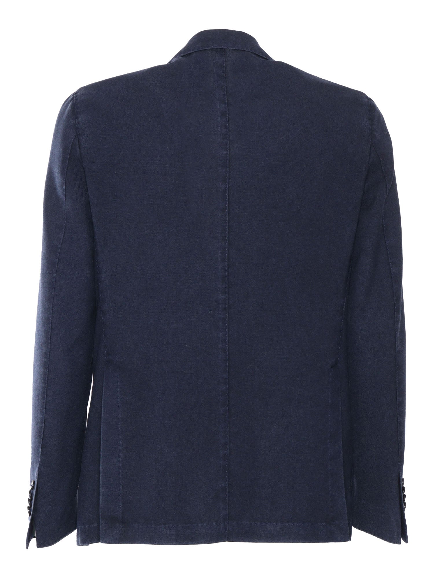 Jacket Blue Virgin Wool Single Breasted