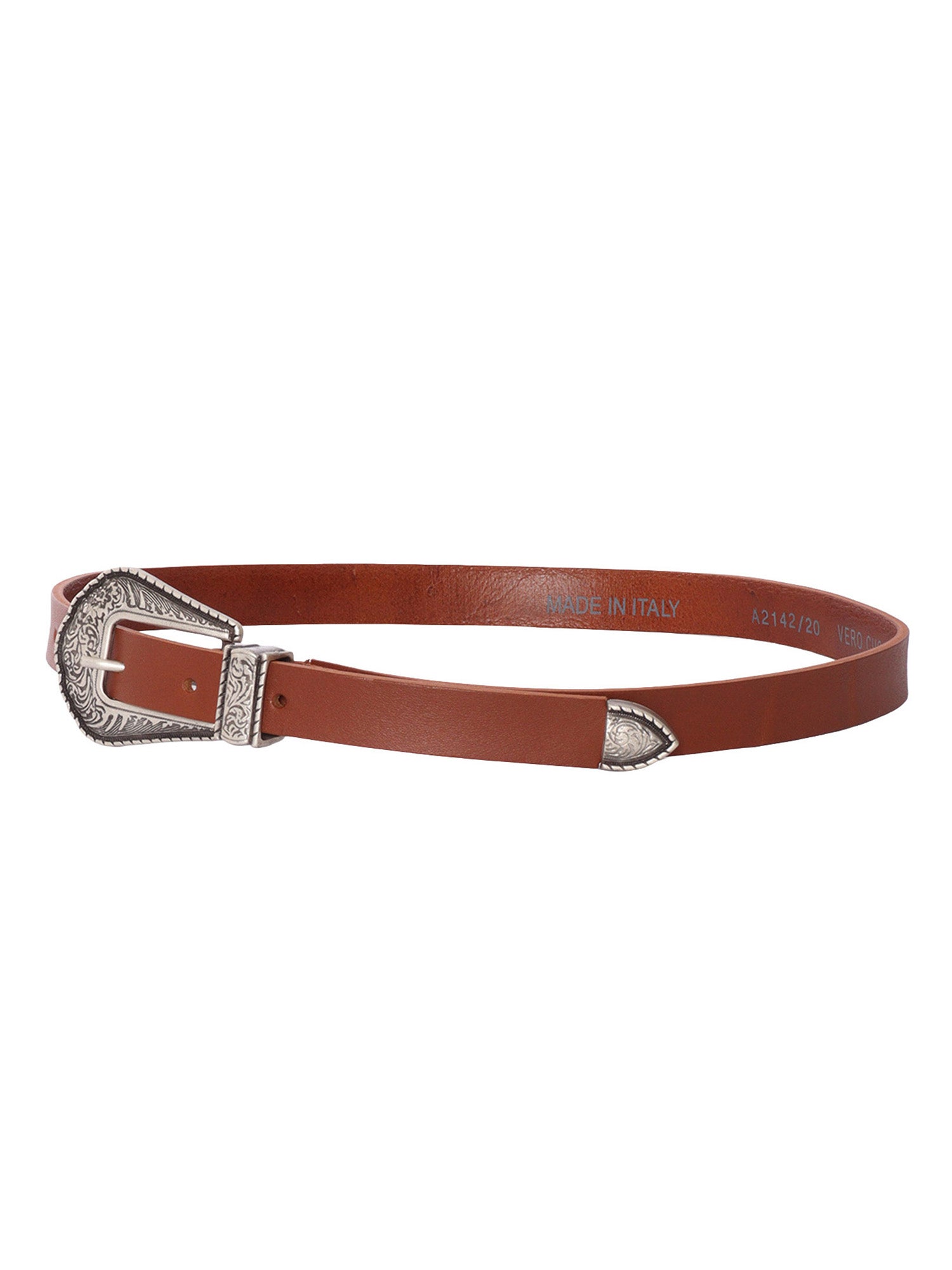 TEXAS STYLE LEATHER BELT Brown
