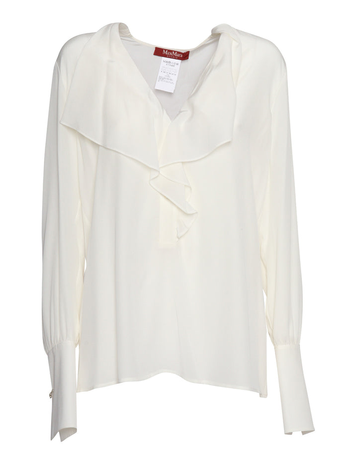 Leva shirt Cream Silk