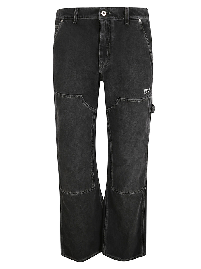 Off White Jeans Vintage Black