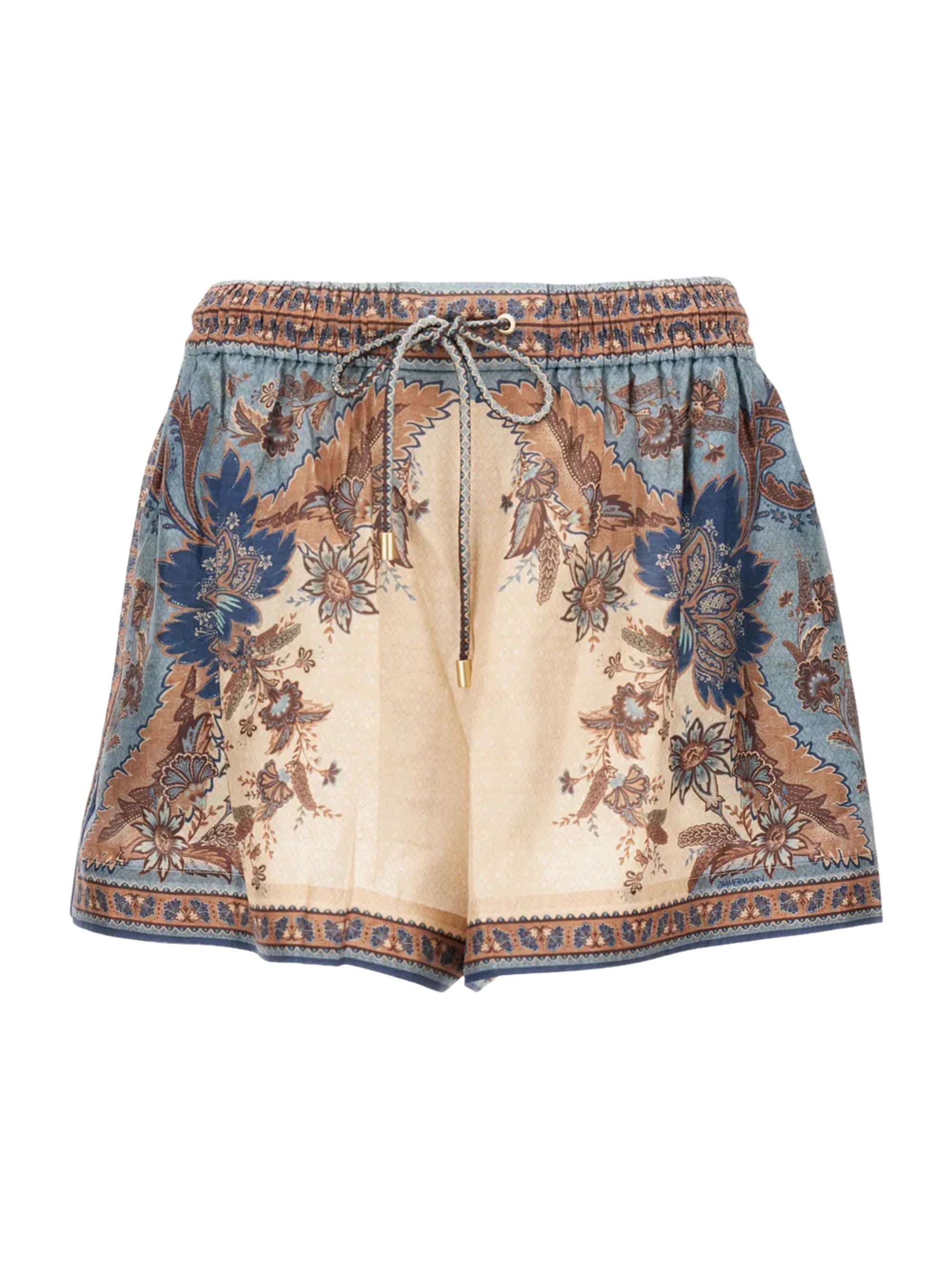 Zimmermann Shorts Multicolour Silk