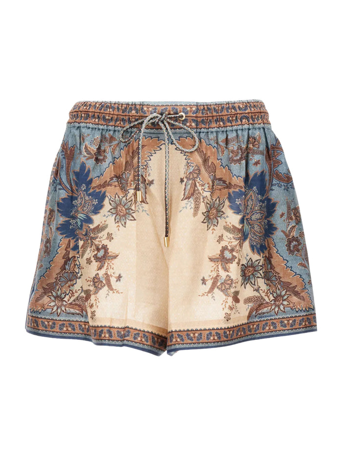 Zimmermann Shorts Multicolour Silk