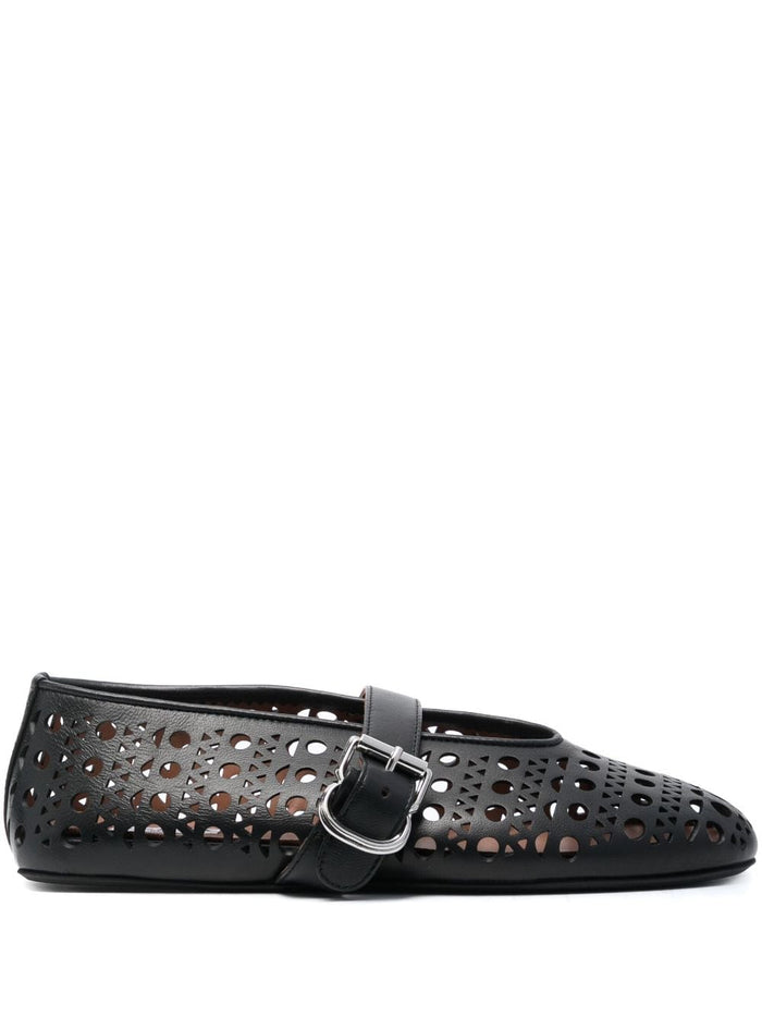 Alaia Flat Shoes Nero