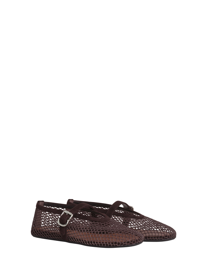 Alaia Flat Shoes Marrone