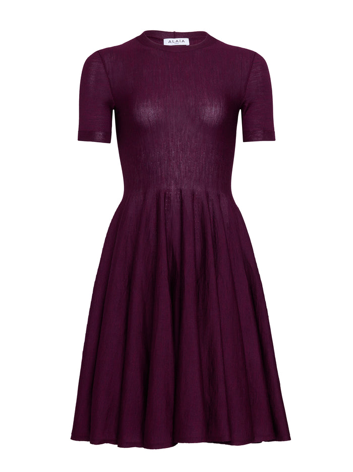 Alaia Dresses Bordeaux