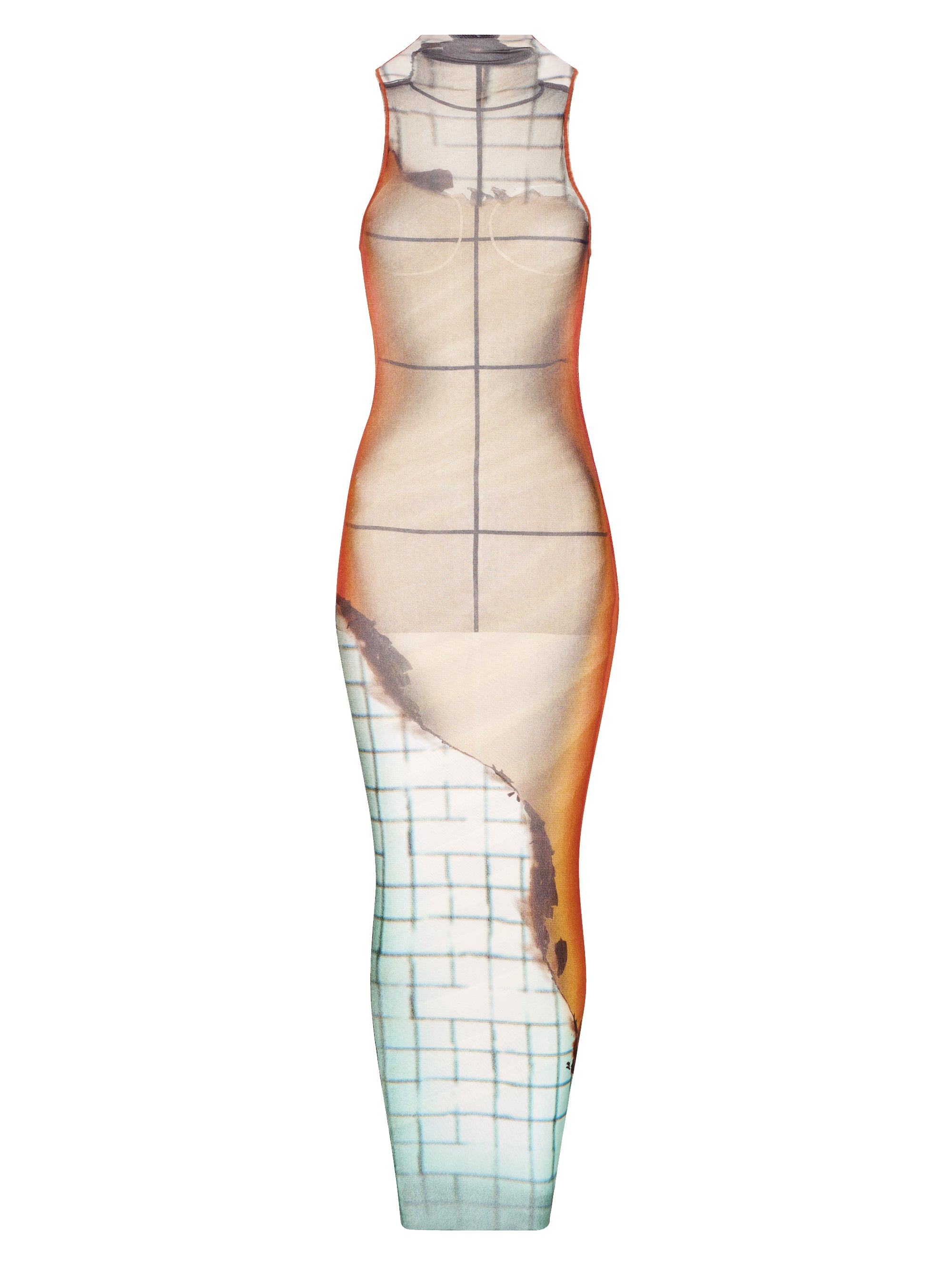 JEAN PAUL GAULTIER Dresses Orange Polyamide
