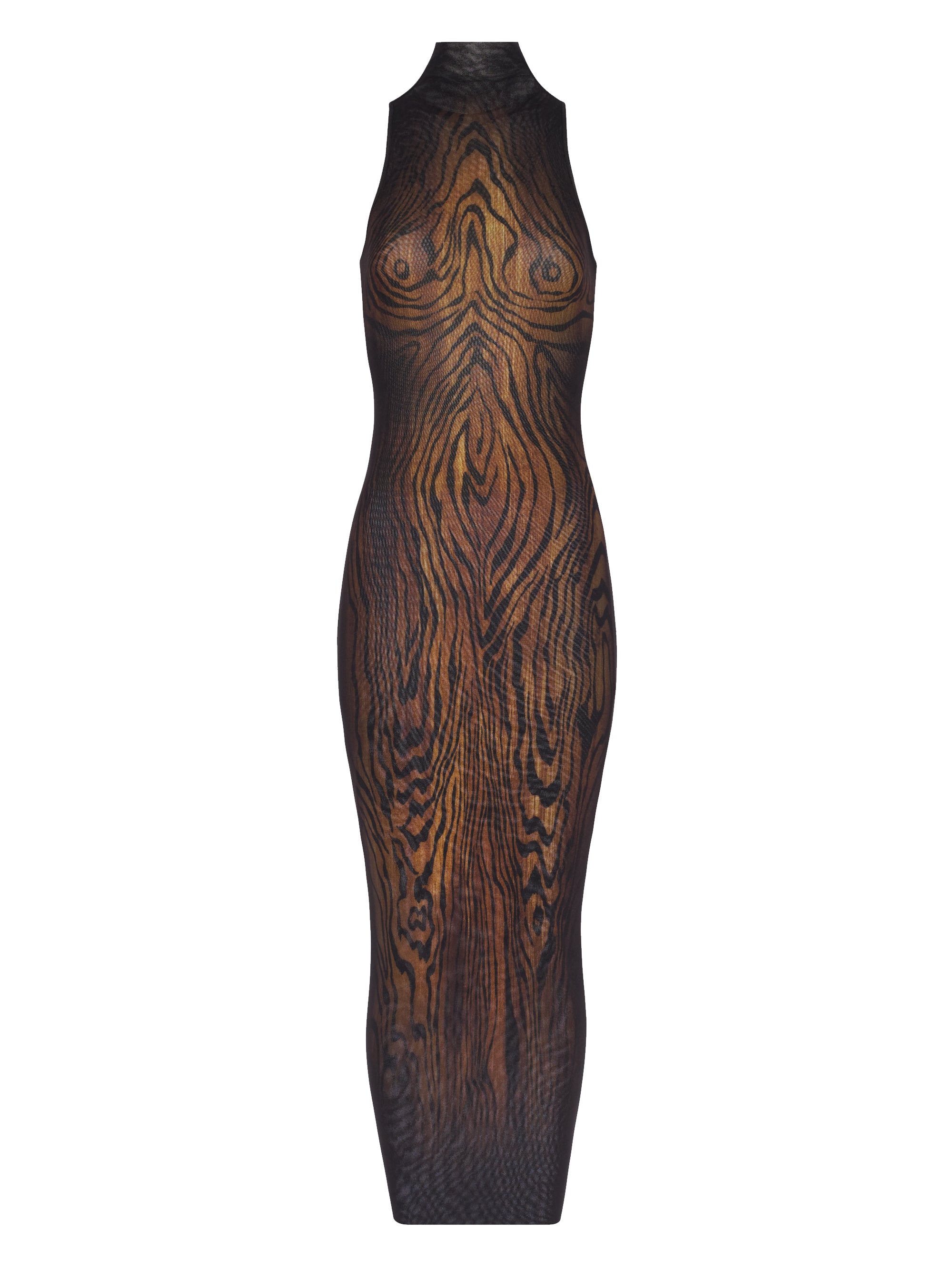 JEAN PAUL GAULTIER Dresses Brown Polyamide