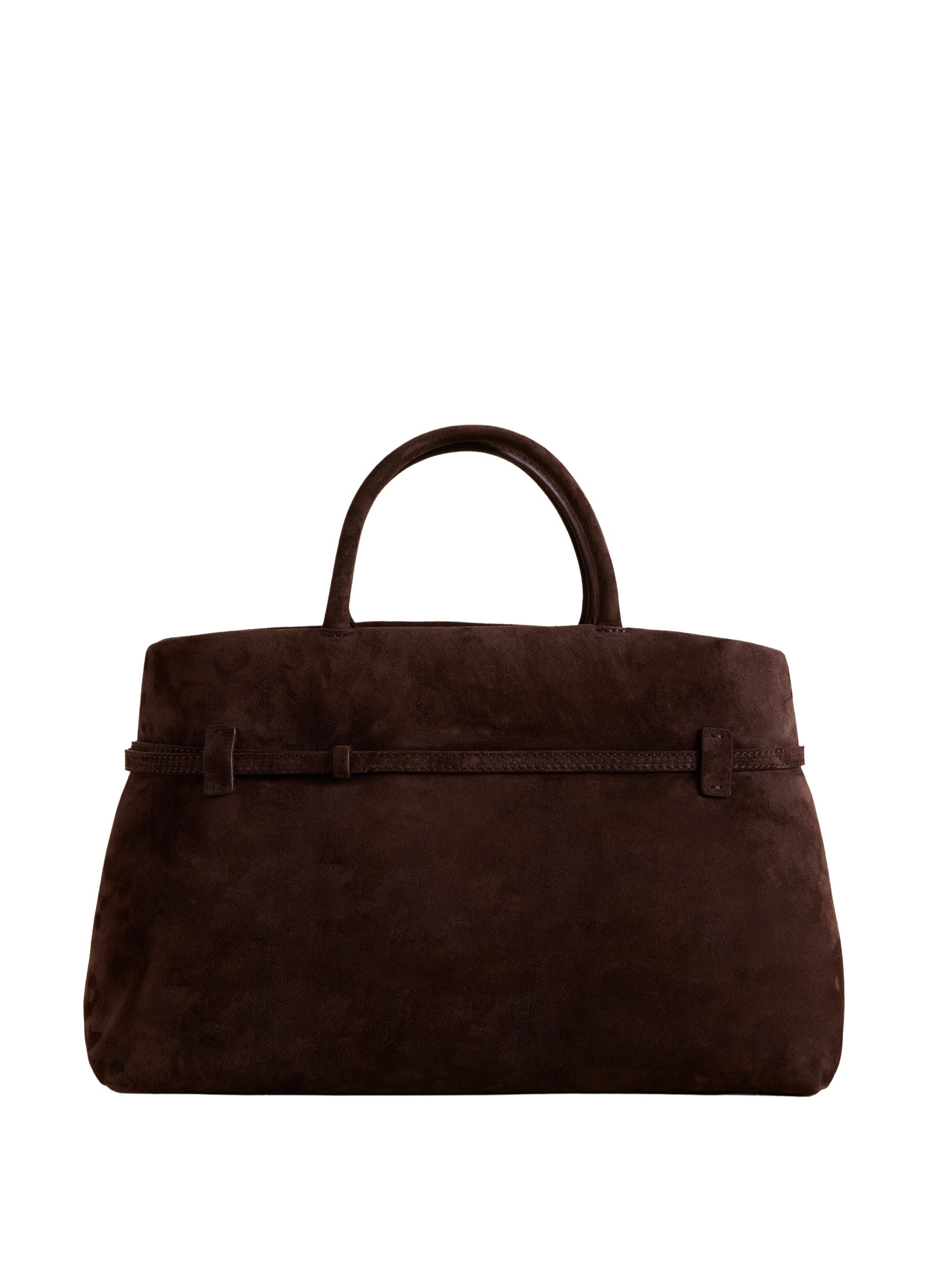 Manu Atelier Bags Brown Suede Leather