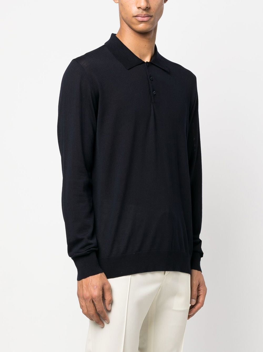 Golden Goose Sweaters Blue Wool Virgin
