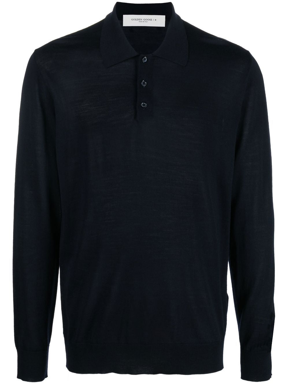 Golden Goose Sweaters Blue Wool Virgin