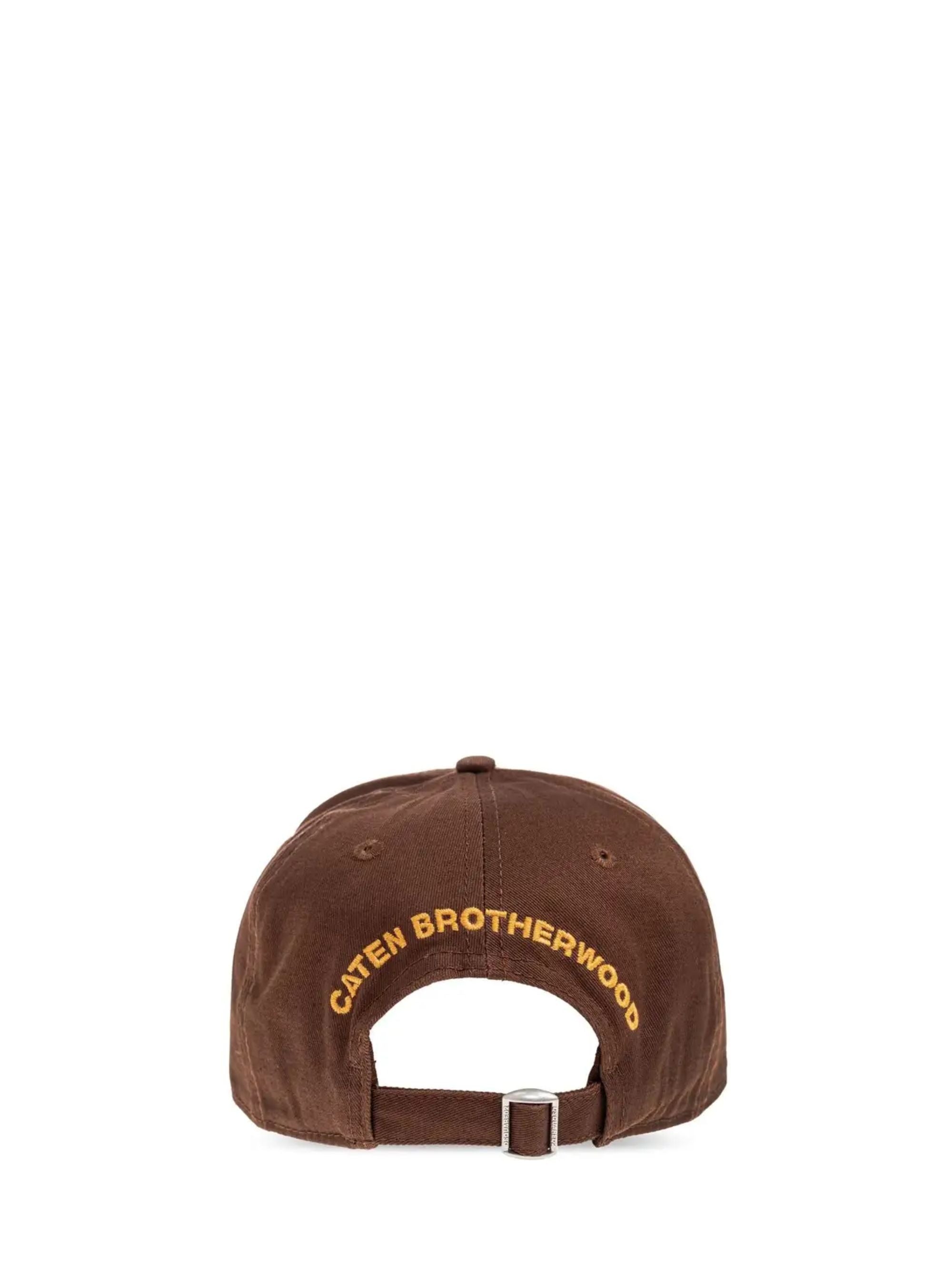 Dsquared2 Hats Brown Cotton