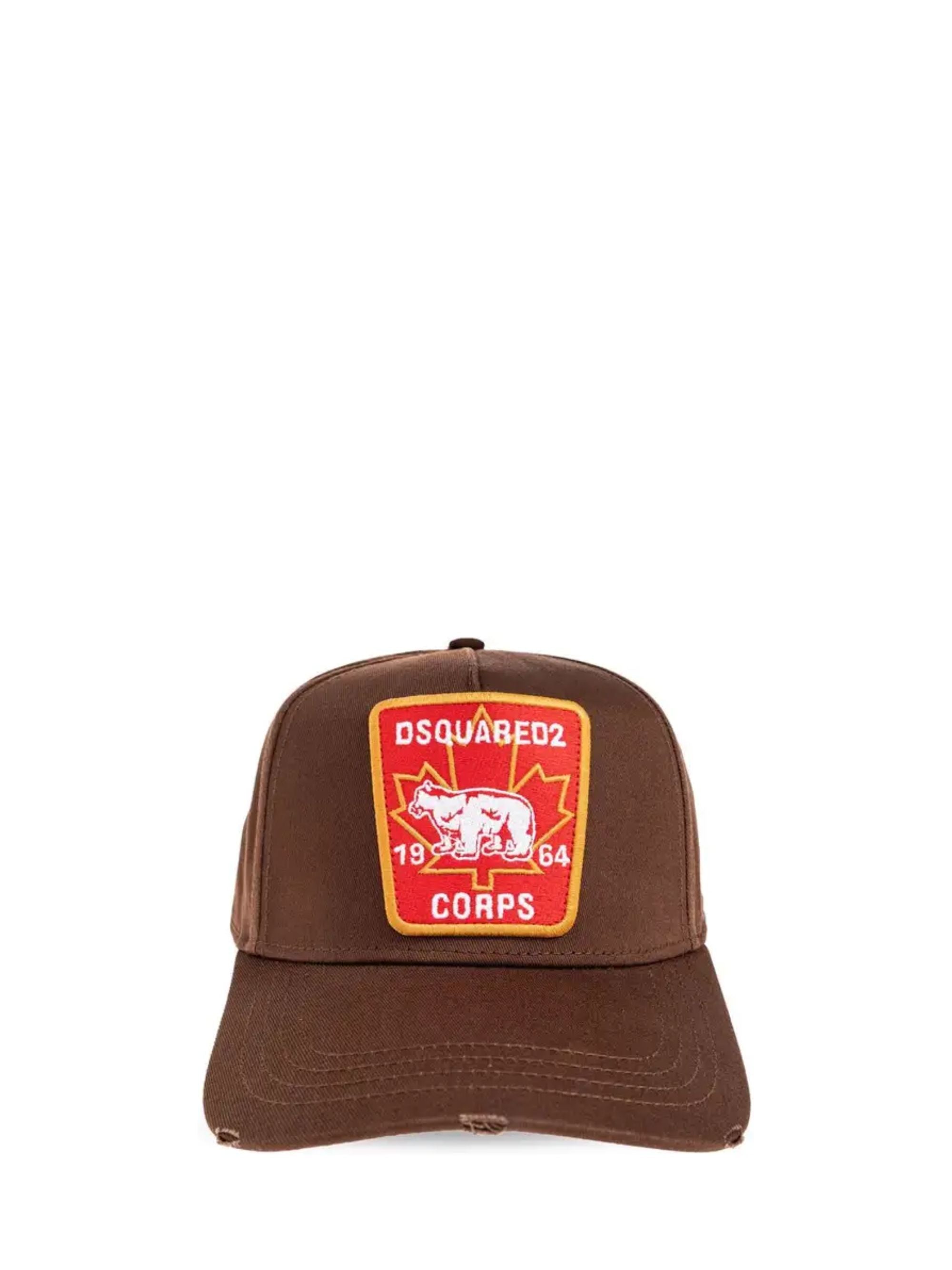 Dsquared2 Hats Brown Cotton