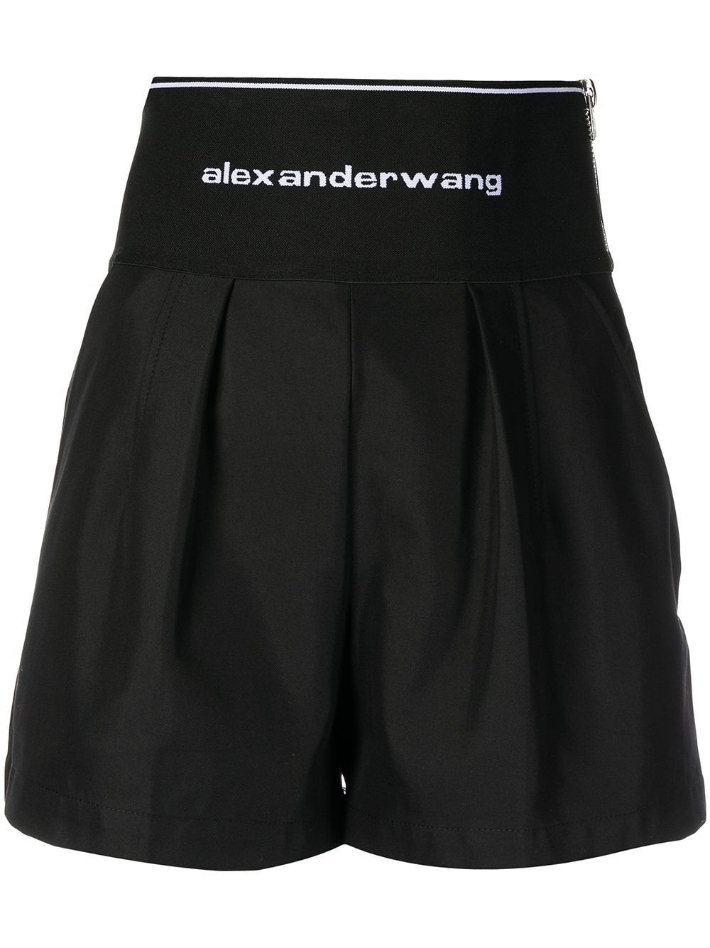 Alexander Wang Shorts Black Cotton Nylon