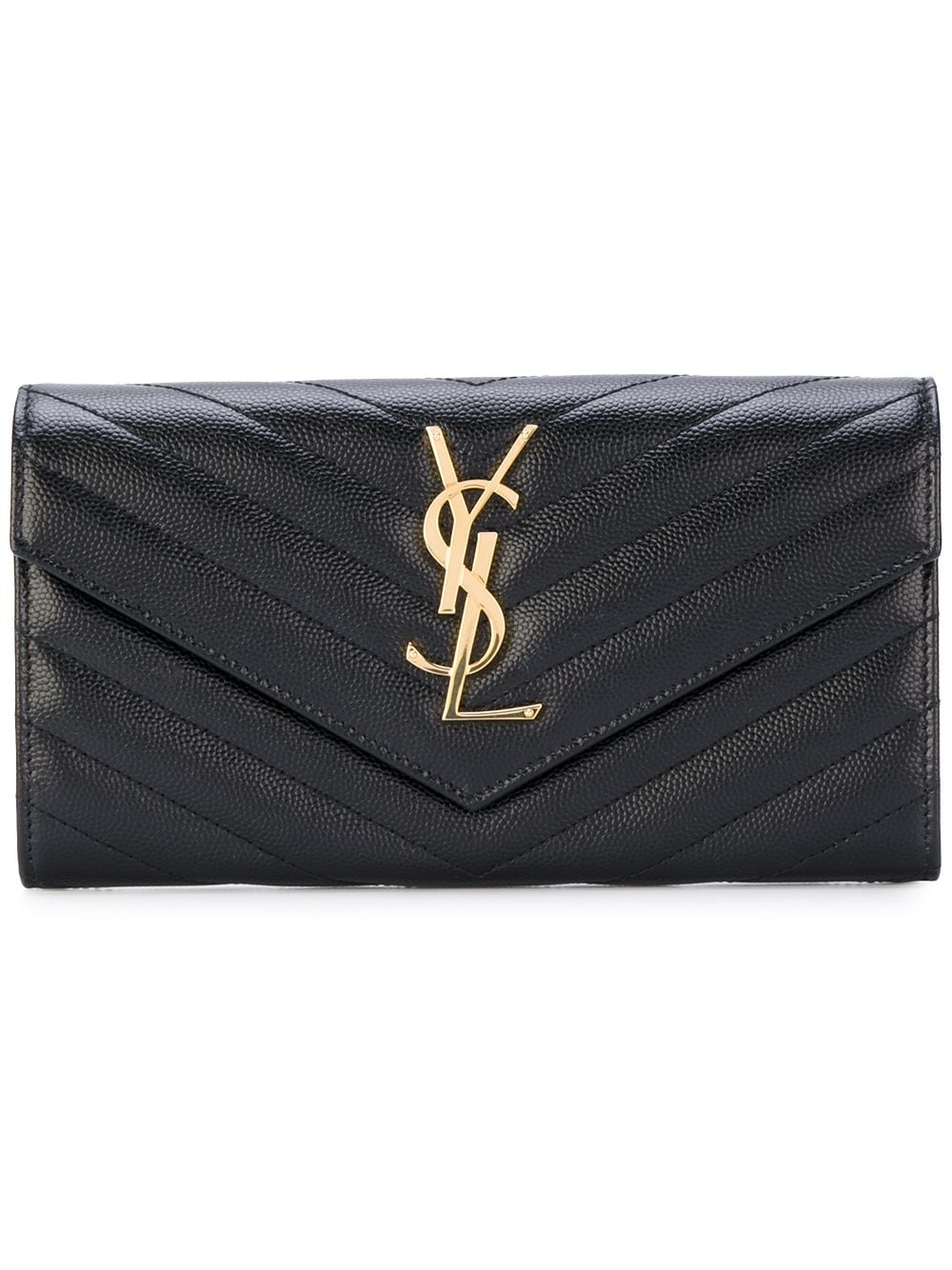 Saint Laurent Wallets Black Calf Skin