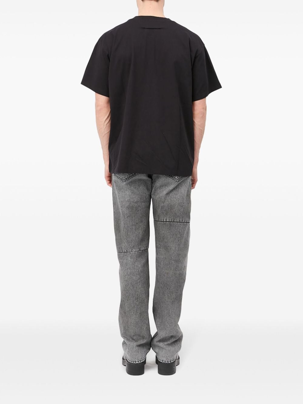 Mm6 Maison Margiela T-Shirts And Polos Nero Cotton