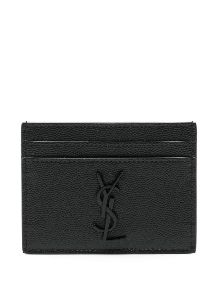 Saint Laurent Wallets Black Calf Skin