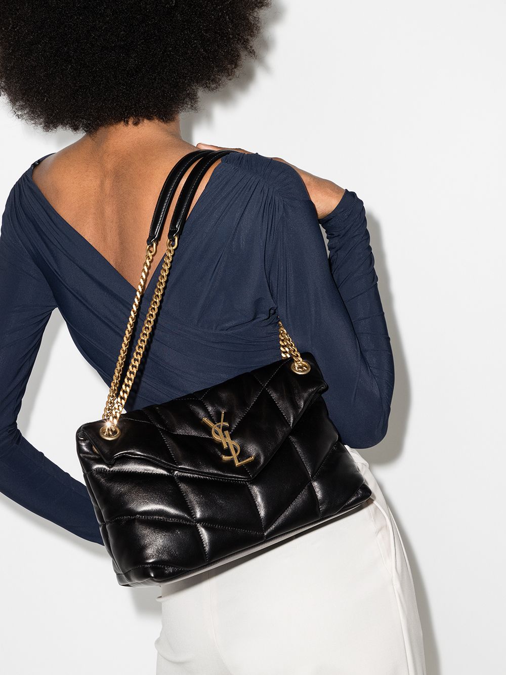 Saint Laurent Bags Black Lamb