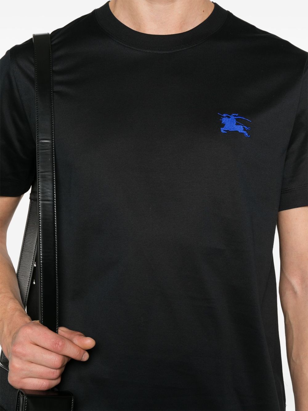 Burberry T-Shirts And Polos Black Cotton