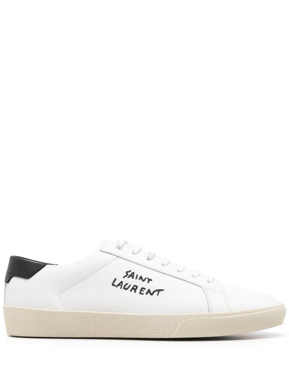 Saint Laurent Sneakers Bianco Domesticated Calf Leather