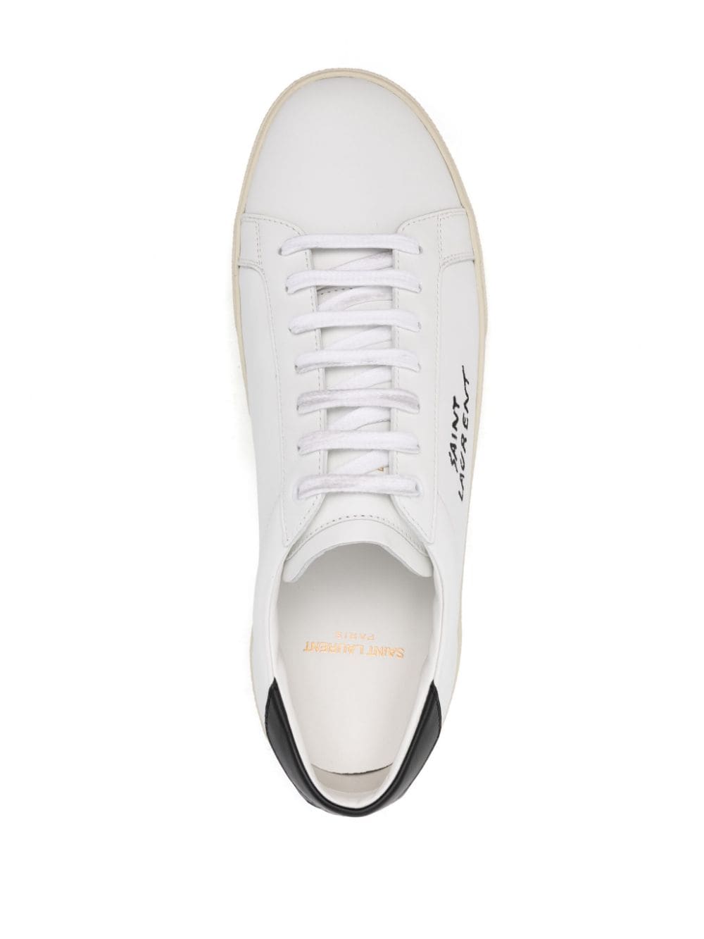 Saint Laurent Sneakers Bianco Domesticated Calf Leather