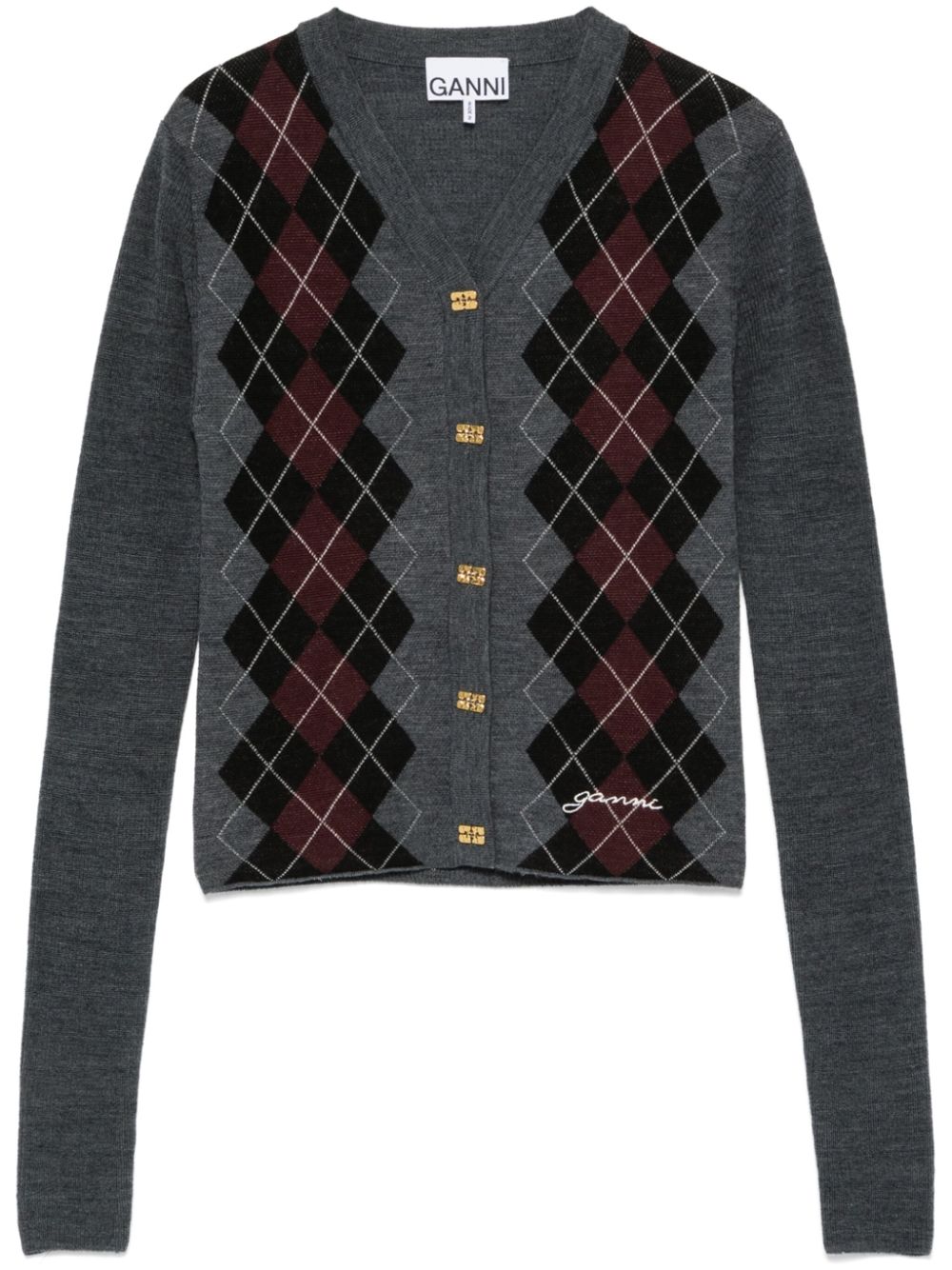 Ganni Sweaters Multicolour Merino Wool