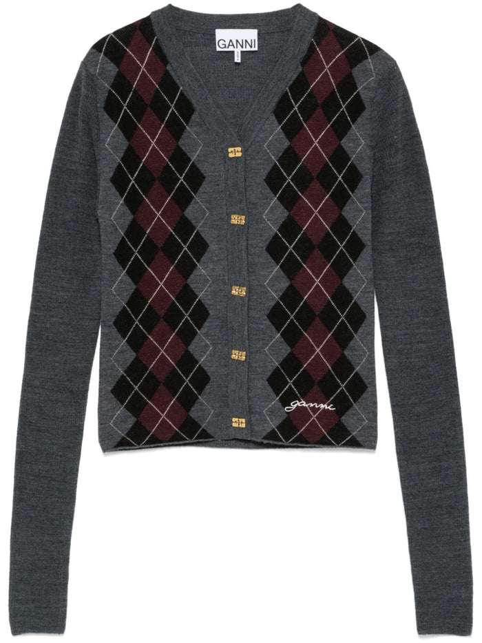 Ganni Sweaters Multicolour Merino Wool