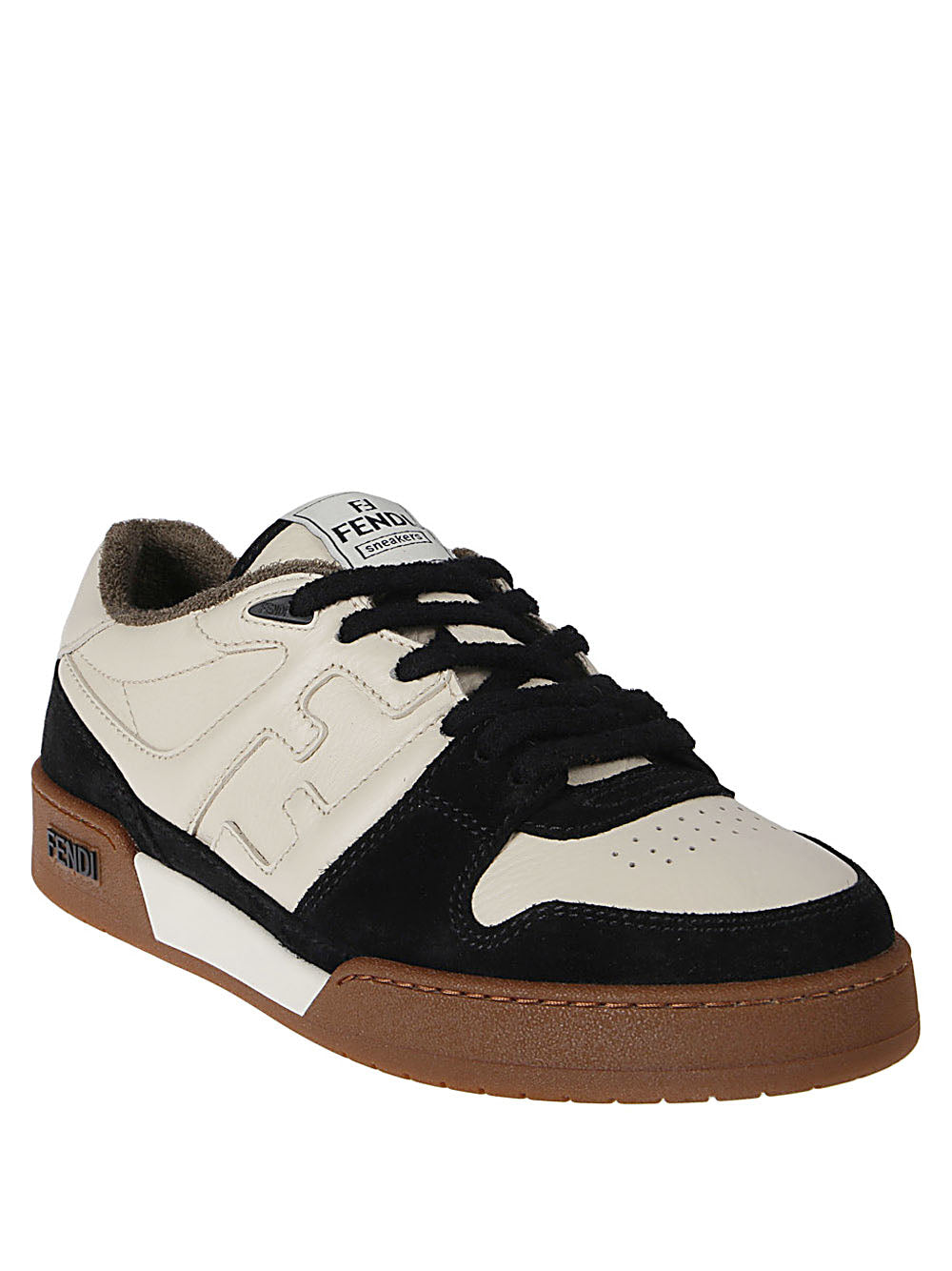 Fendi Sneakers Black Calf Leather