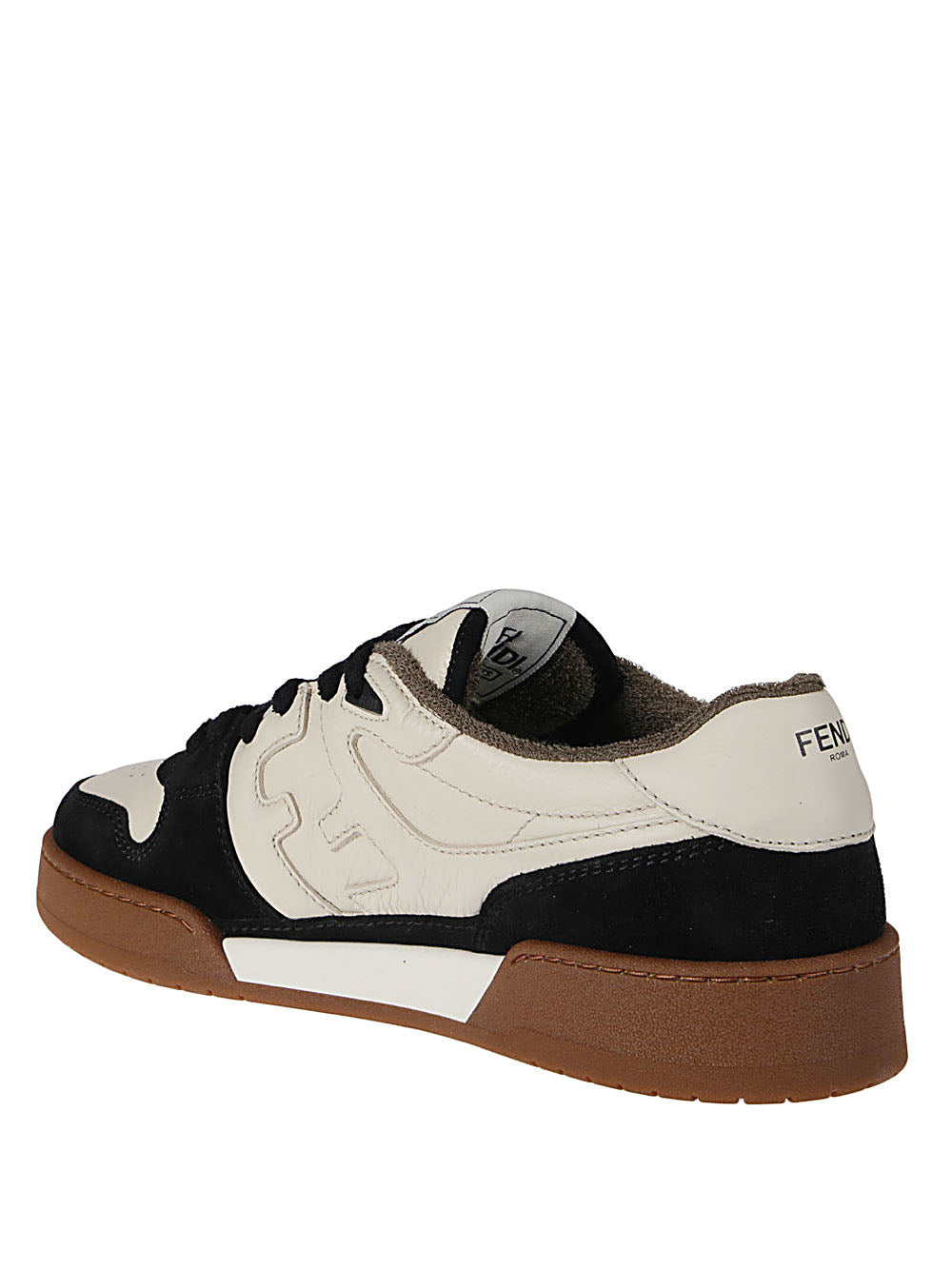 Fendi Sneakers Black Calf Leather