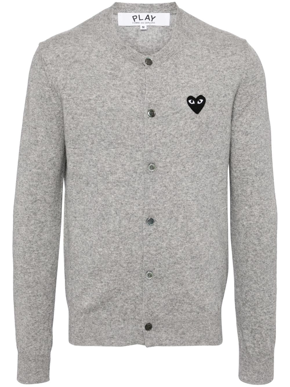 Comme Des Garcons Play Sweaters Grey Wool