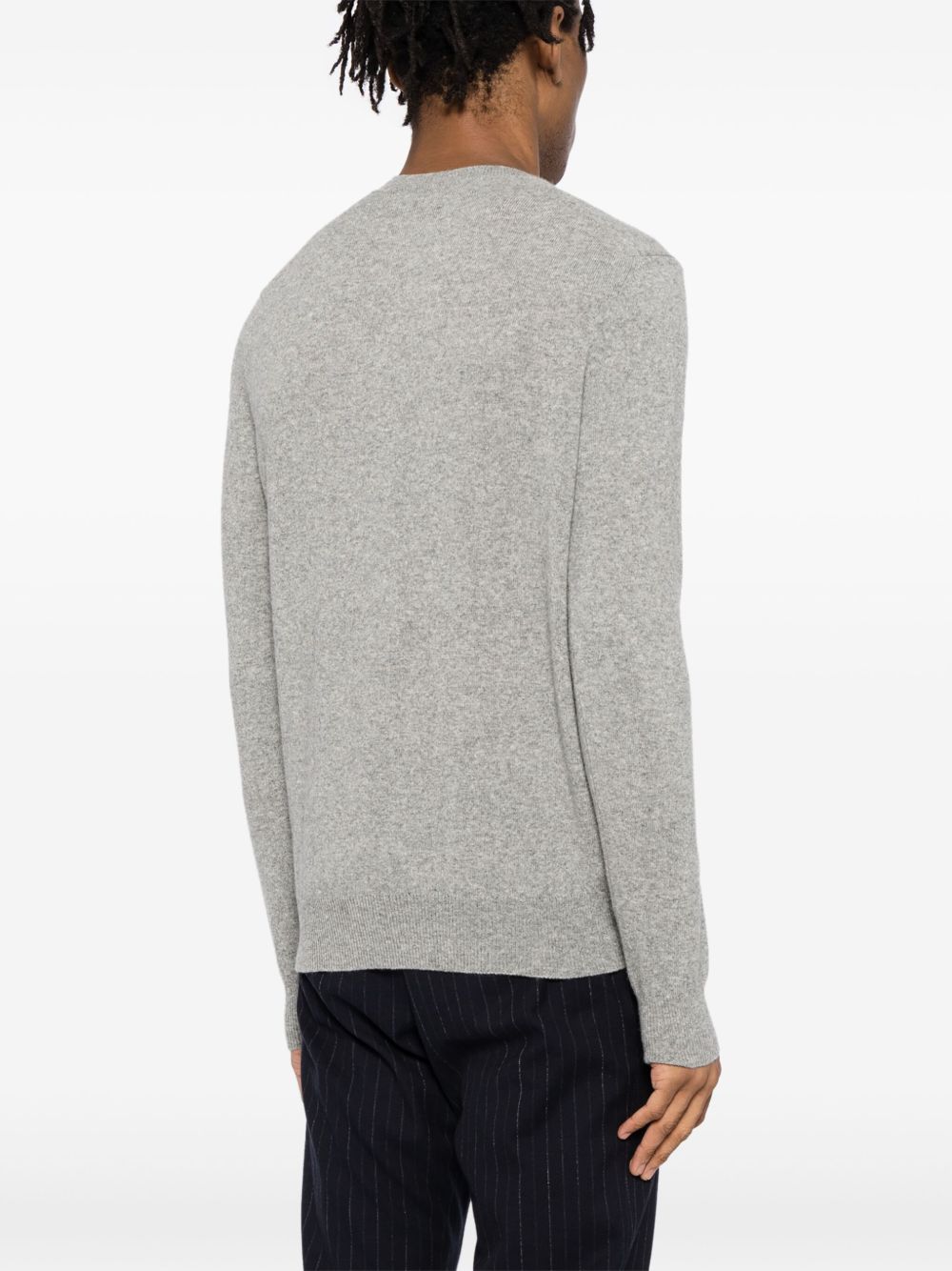 Comme Des Garcons Play Sweaters Grey Wool