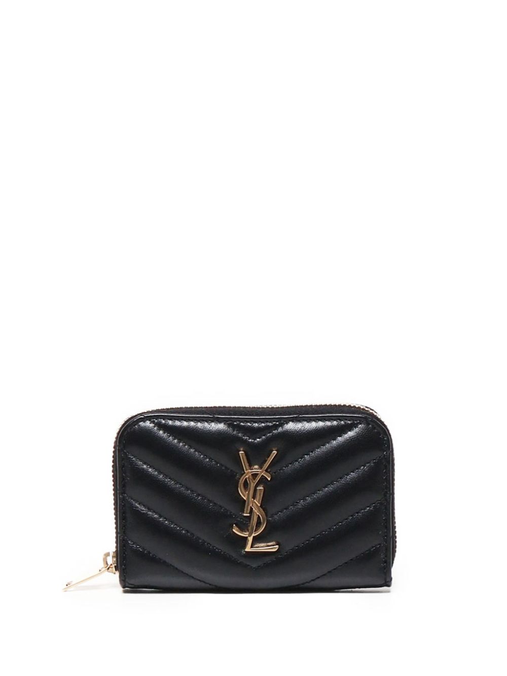 Saint Laurent Wallets Black Lamb