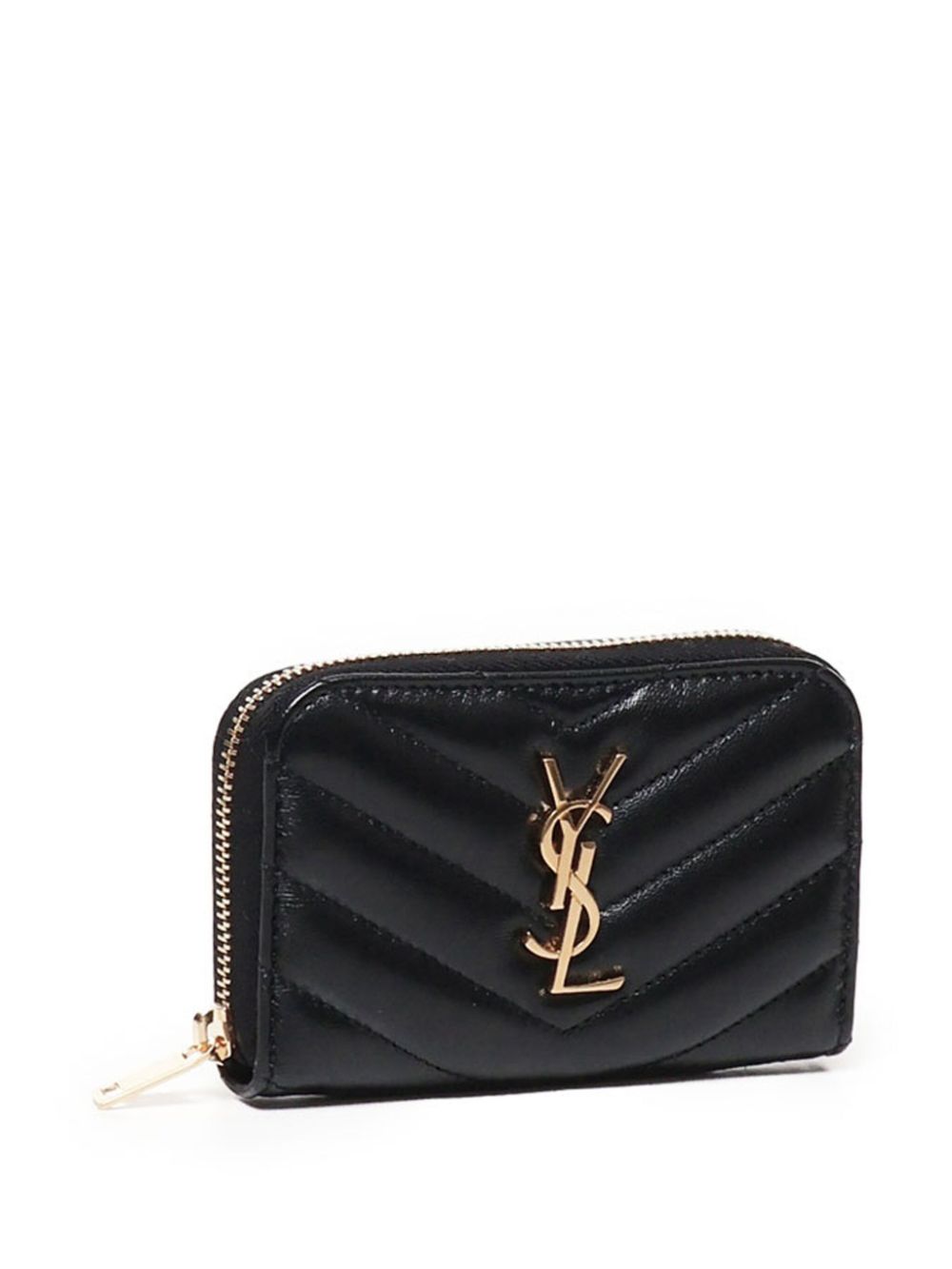 Saint Laurent Wallets Black Lamb