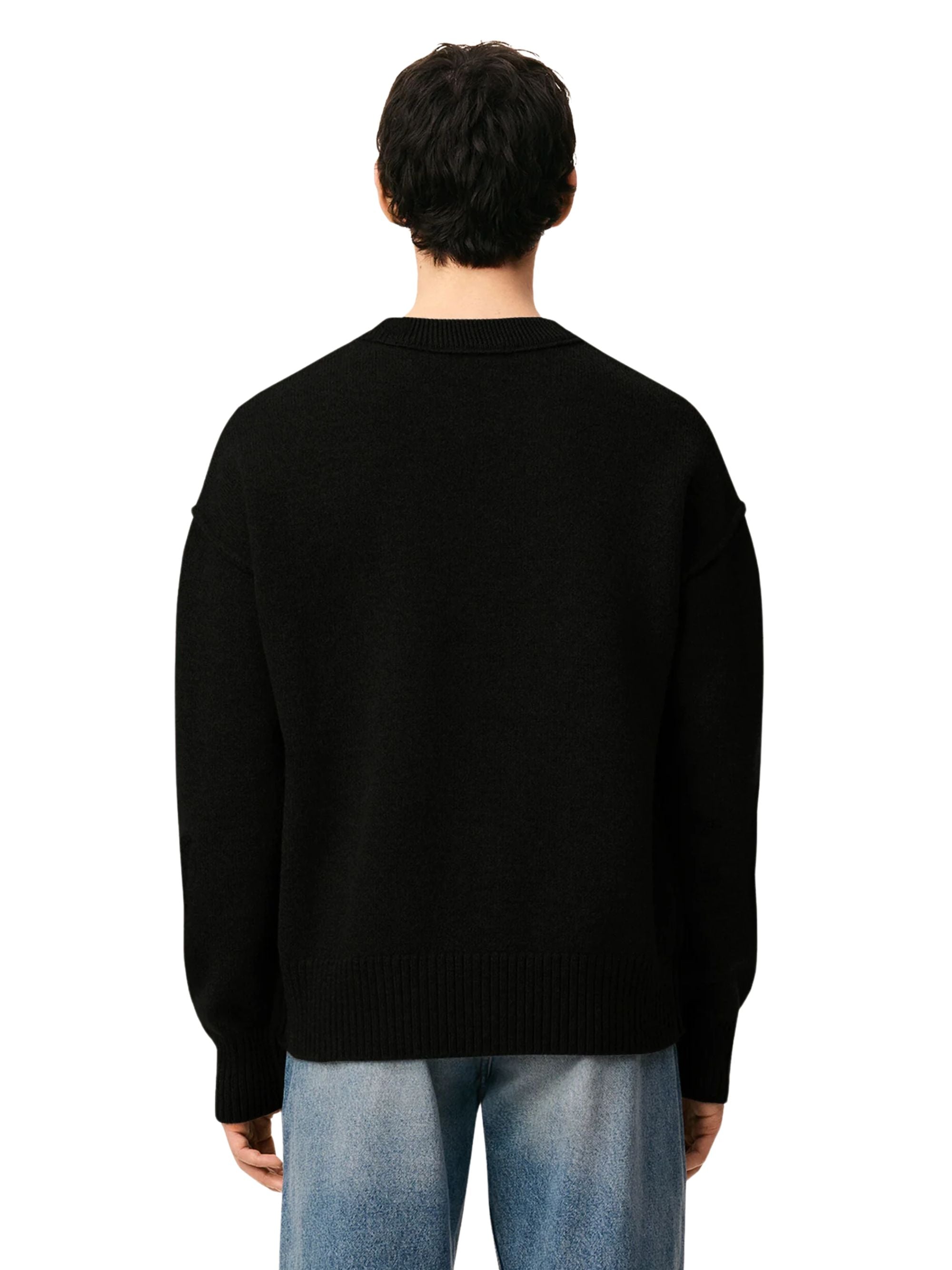 Ami Paris Sweaters Black Wool