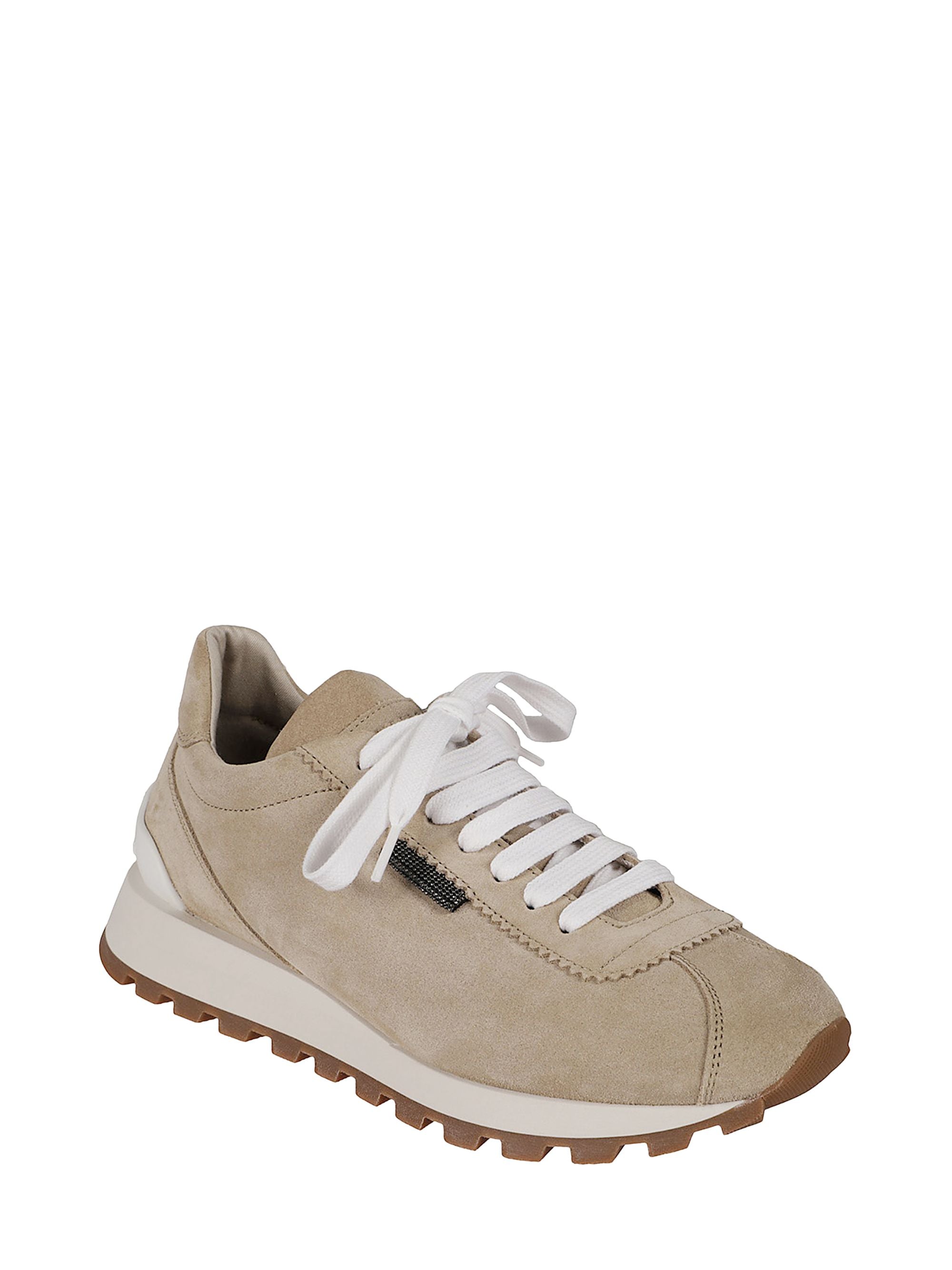 Brunello Cucinelli Sneakers Beige Calf Leather