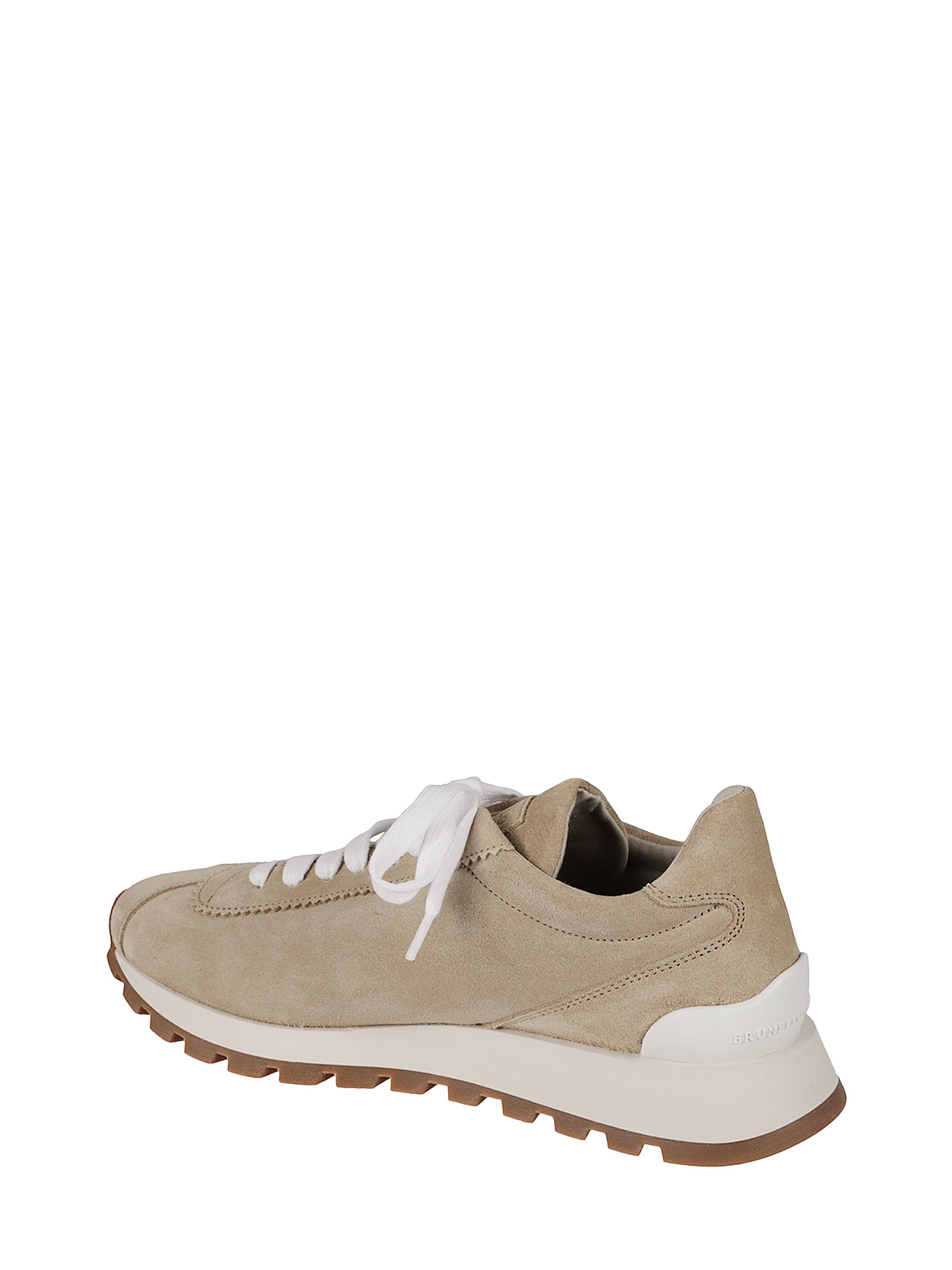 Brunello Cucinelli Sneakers Beige Calf Leather