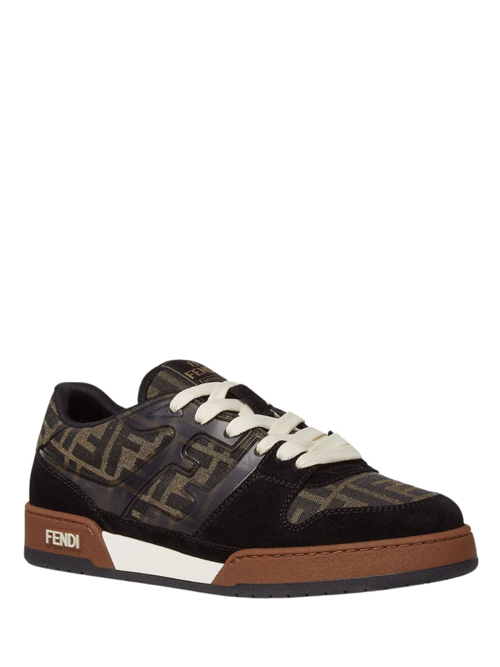 Fendi Sneakers Black Calf Leather