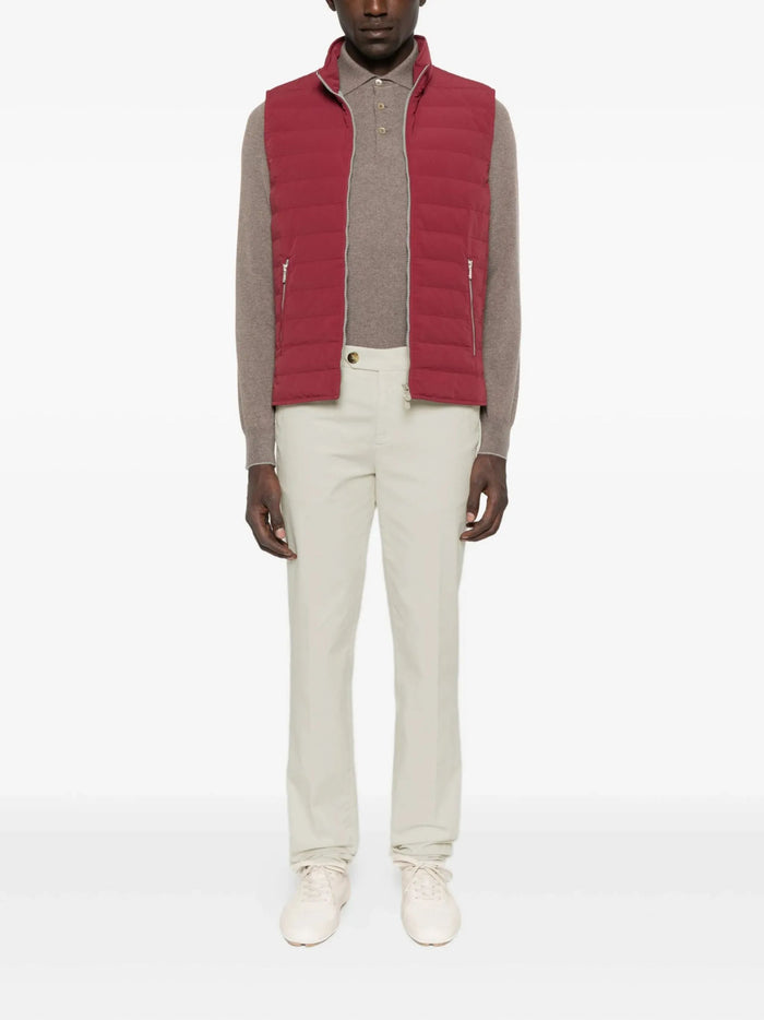 Brunello Cucinelli Trousers Grey Cotton Elastane