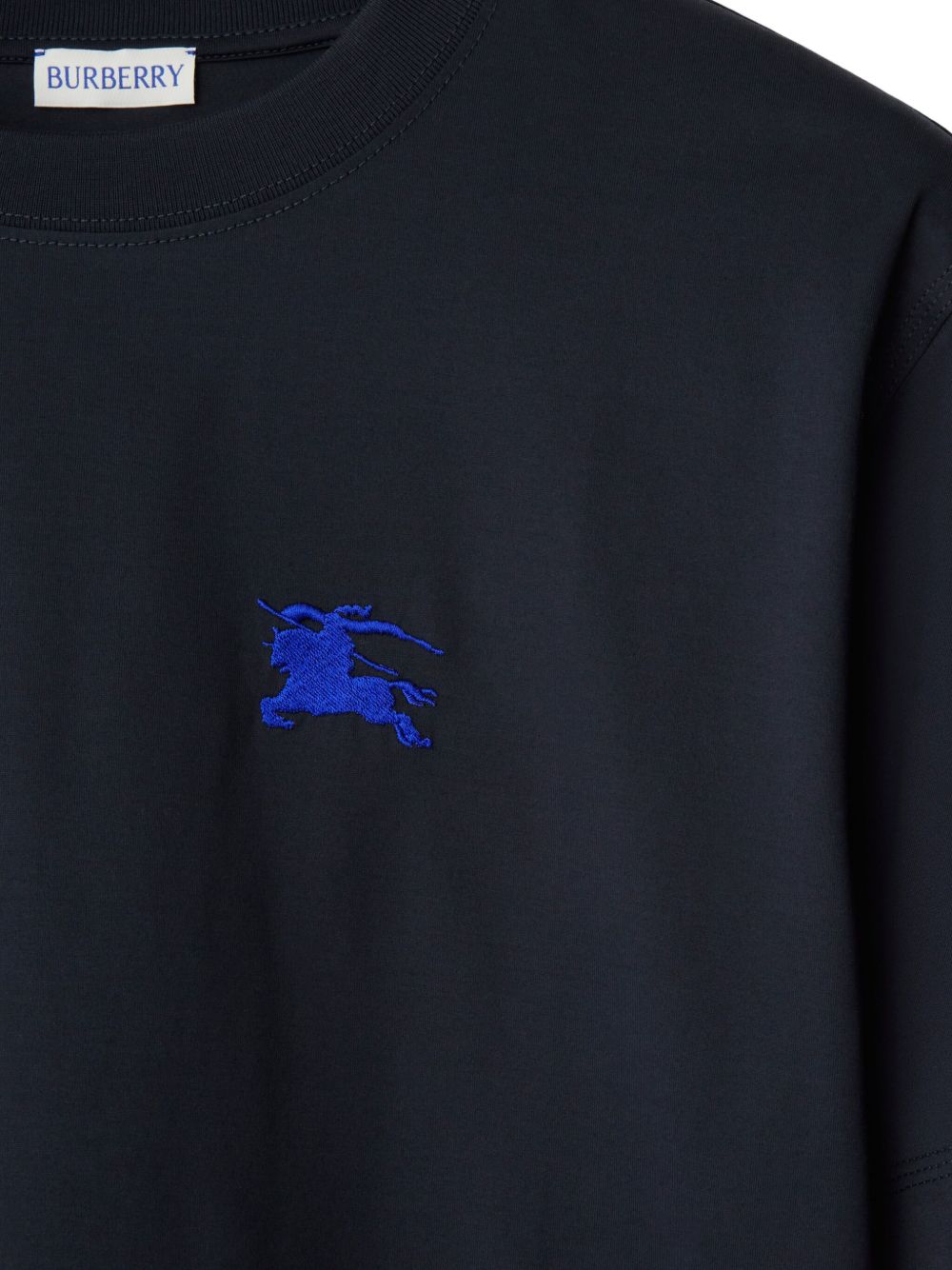 Burberry T-Shirts And Polos Blue Cotton