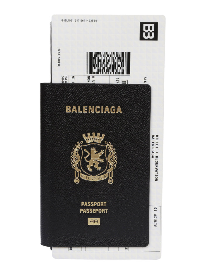Balenciaga Wallets Black Domesticated Calf Leather