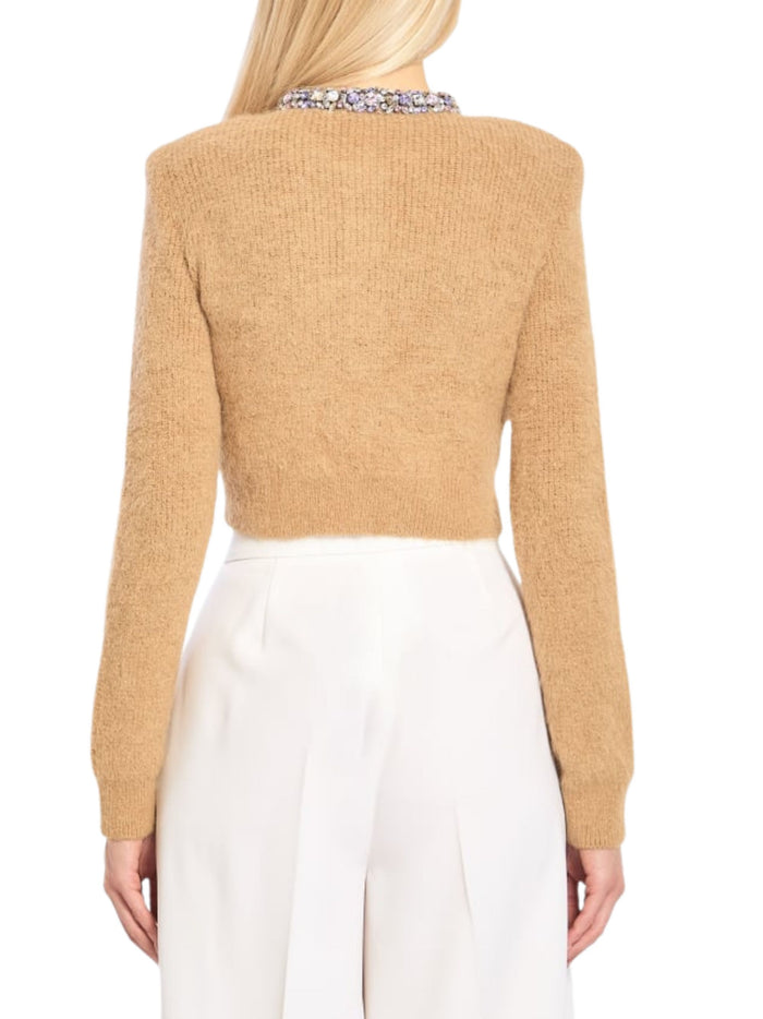 Self Portrait Sweaters Brown