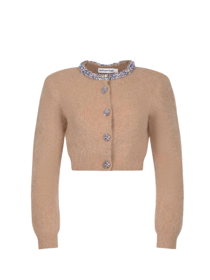 Self Portrait Sweaters Brown