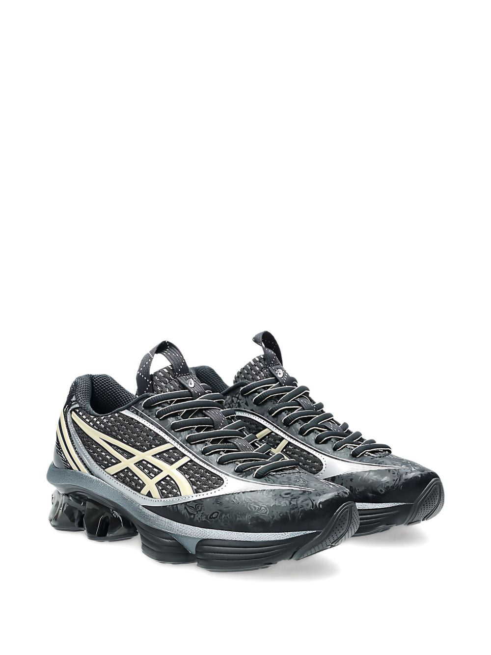 Asics Sneakers Black Synthetic Leather