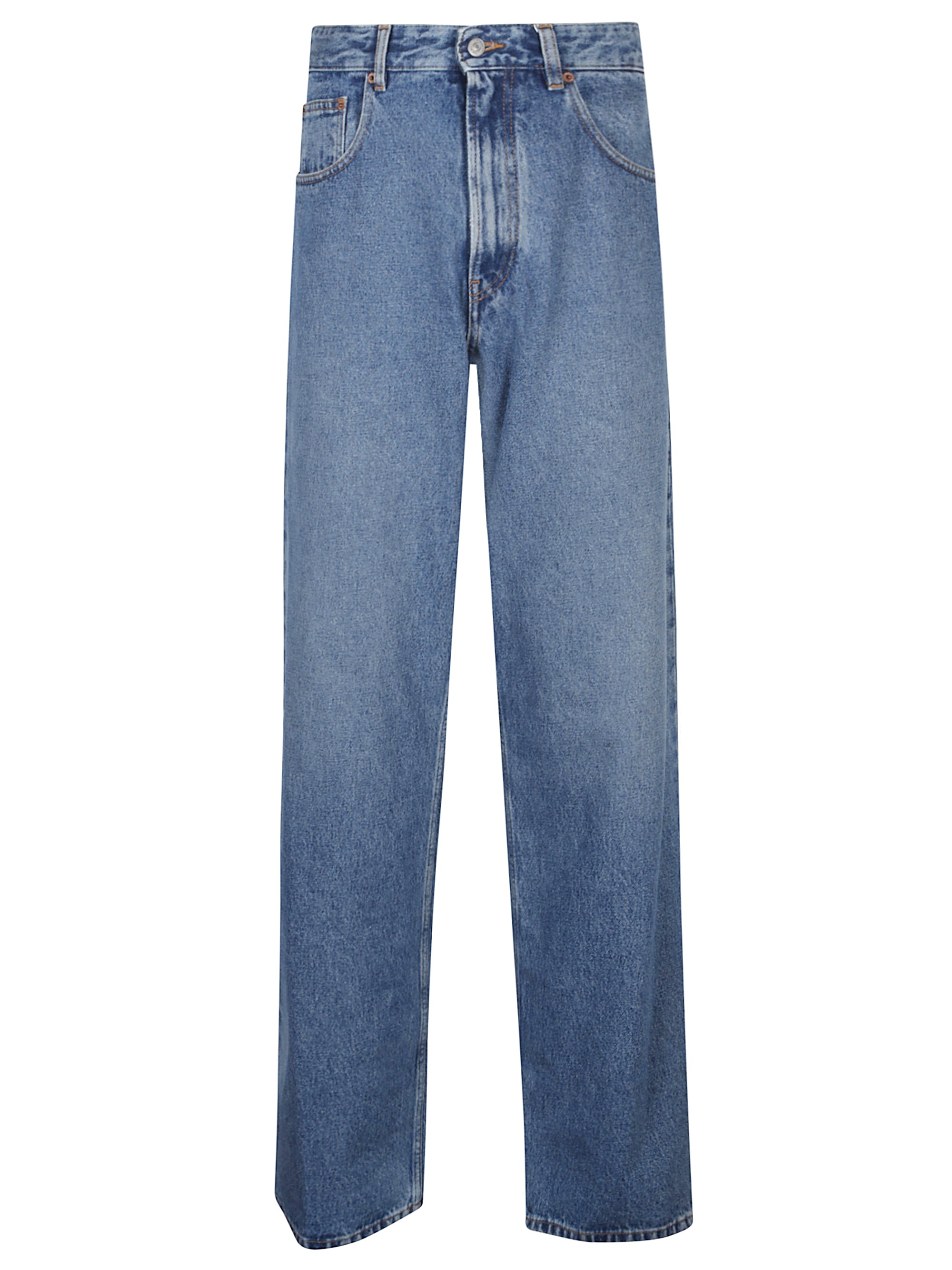 Mm6 Maison Margiela Jeans Denim Chiaro Cotton