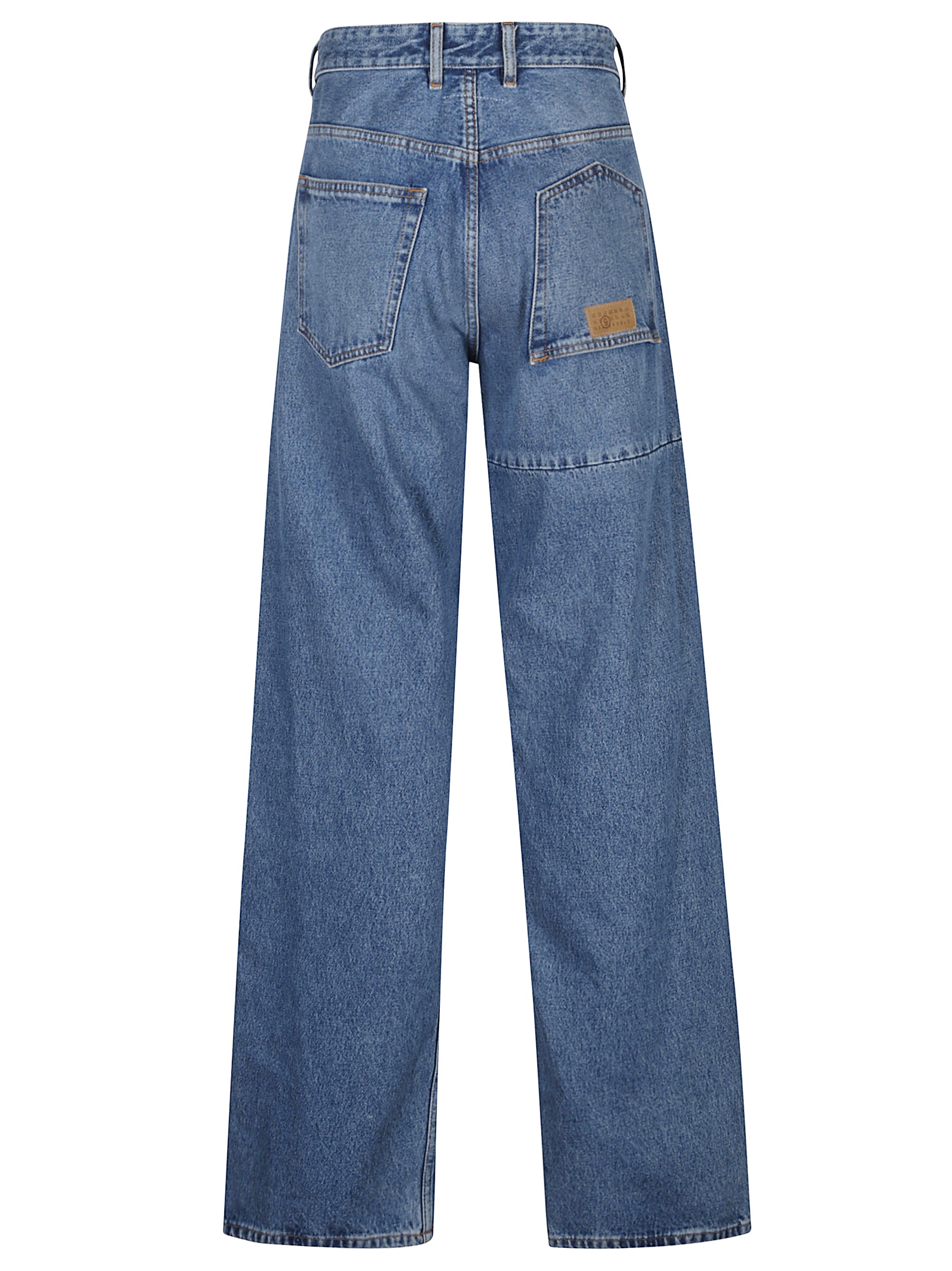 Mm6 Maison Margiela Jeans Denim Chiaro Cotton