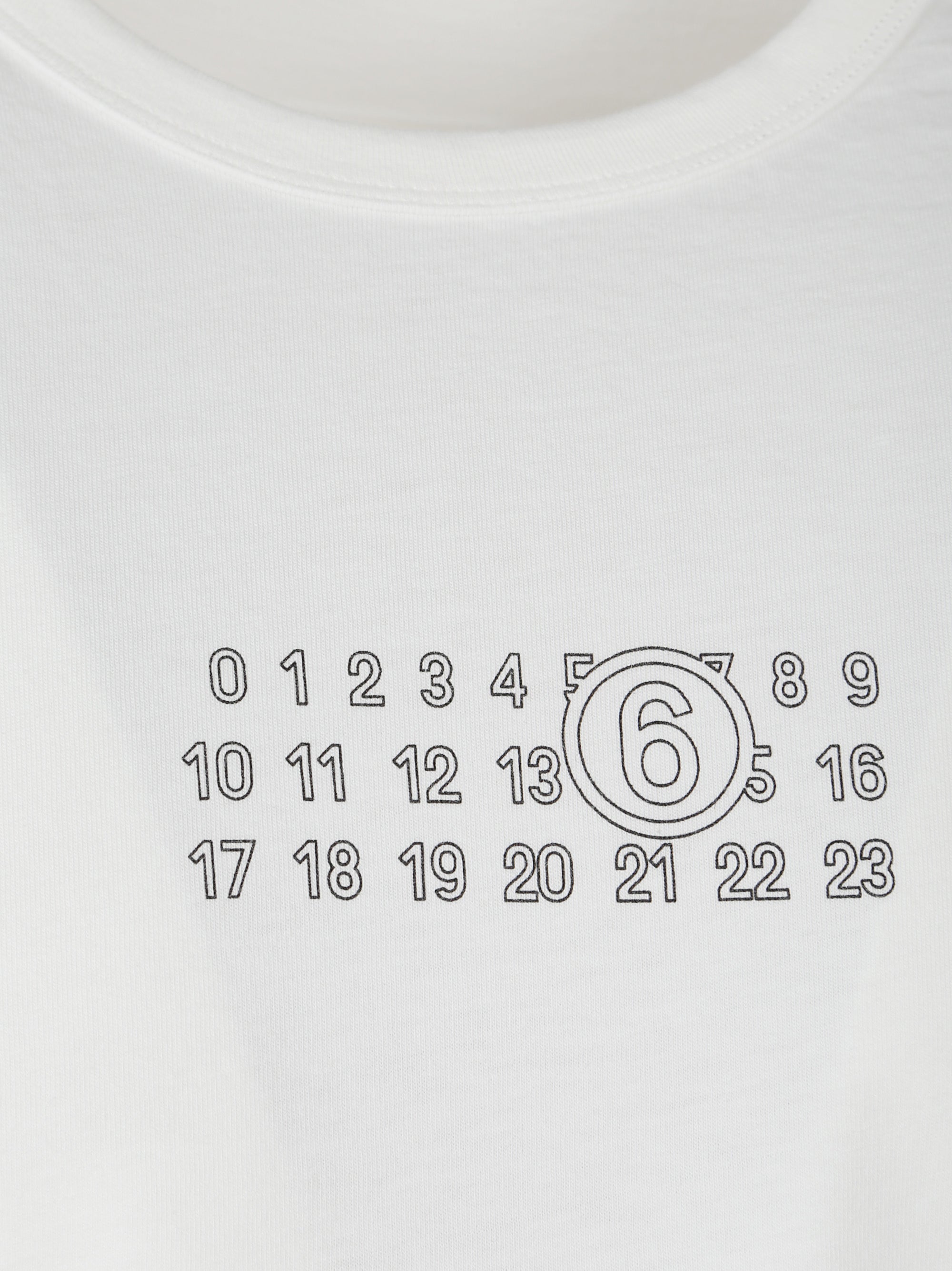 Mm6 Maison Margiela T-Shirts And Polos Bianco Cotton