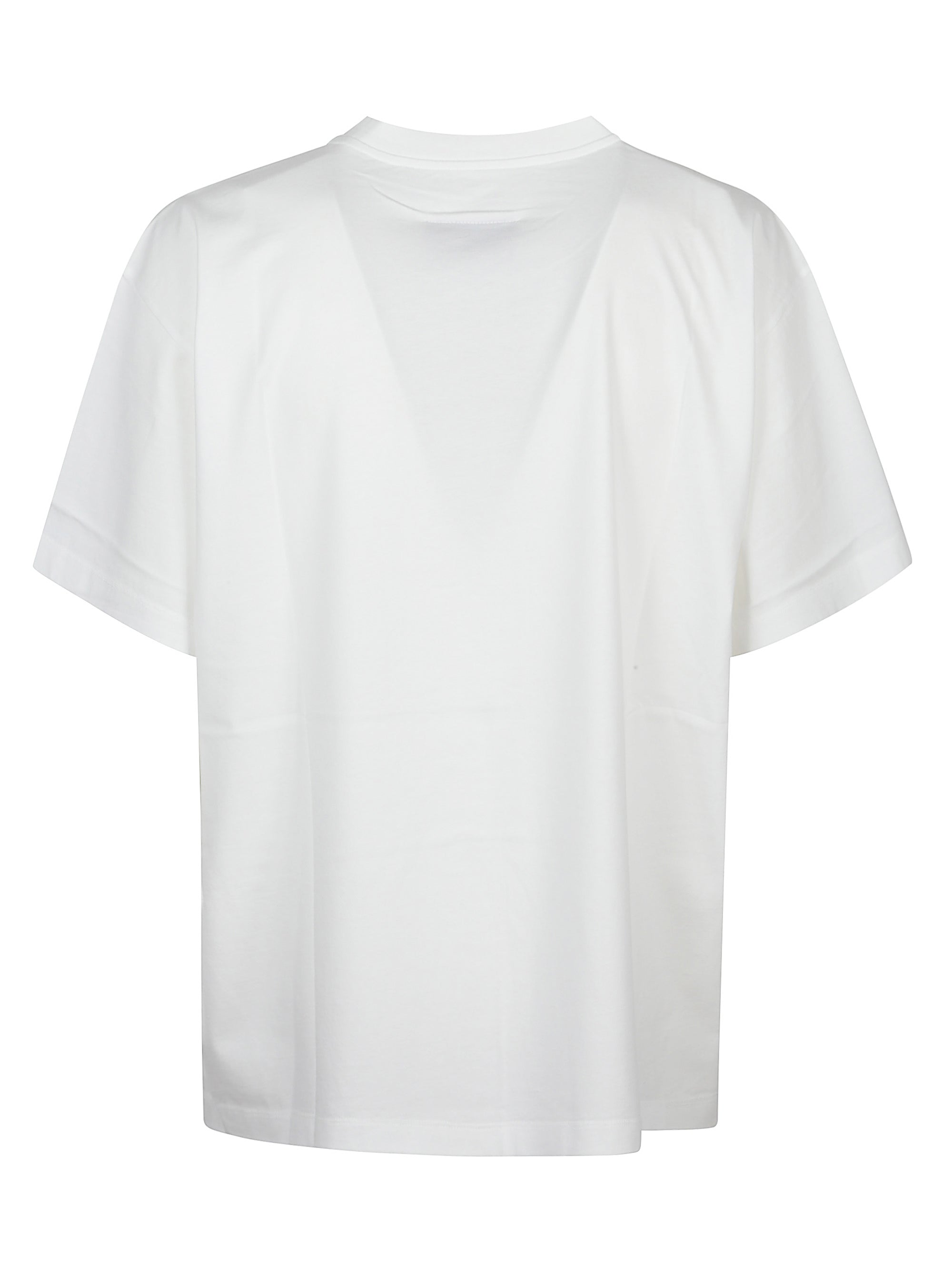 Mm6 Maison Margiela T-Shirts And Polos Bianco Cotton
