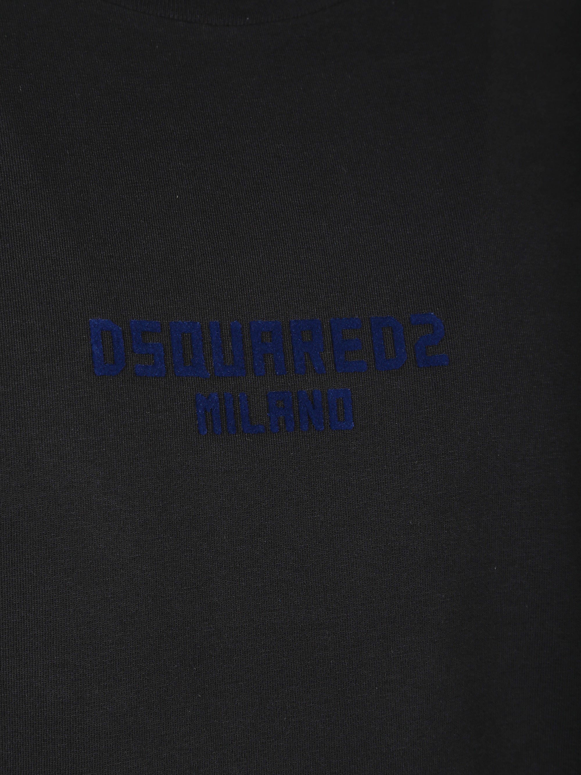 Dsquared2 T-Shirts And Polos Black Cotton