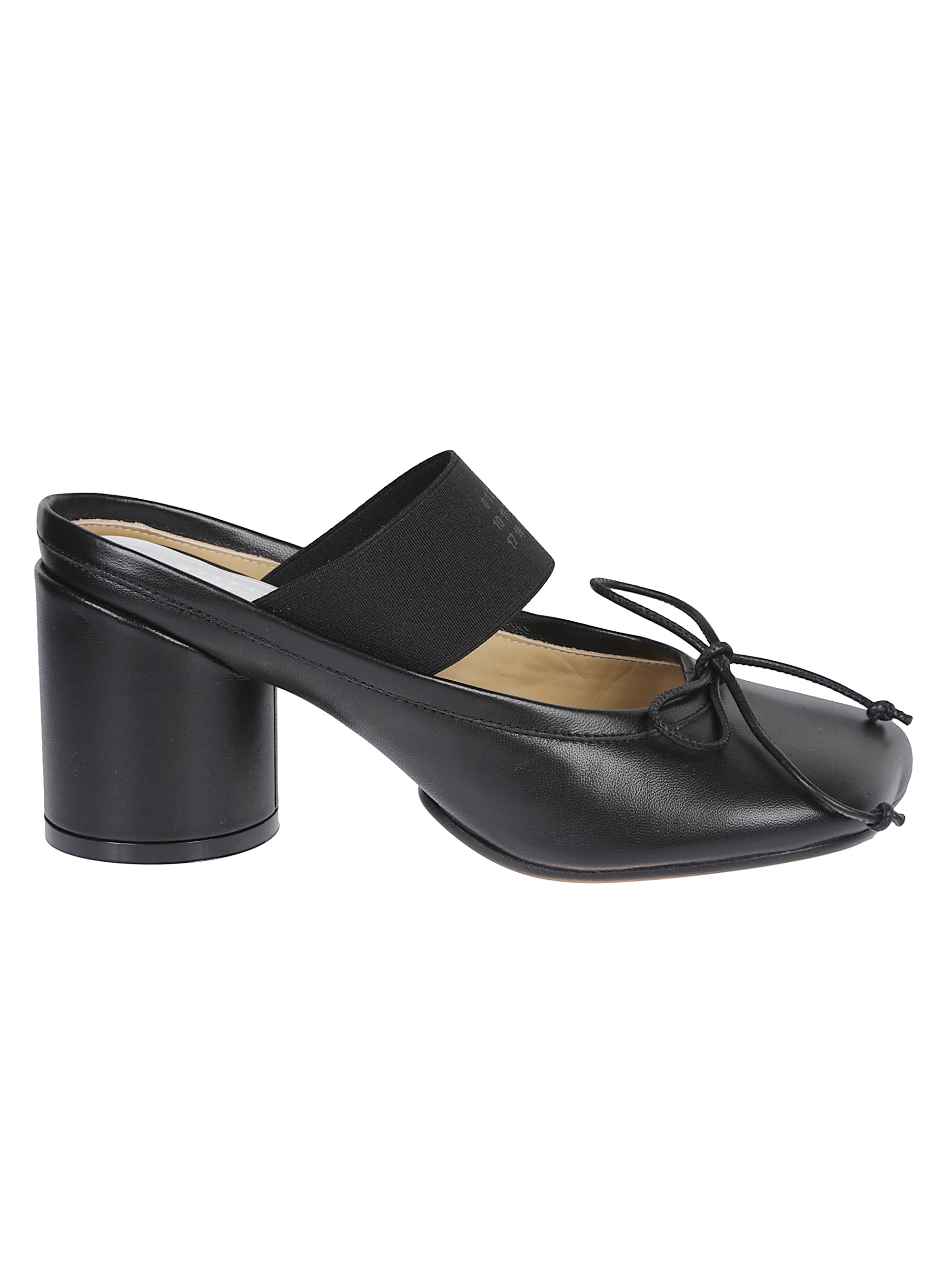Mm6 Maison Margiela Sandals Nero Calf Leather