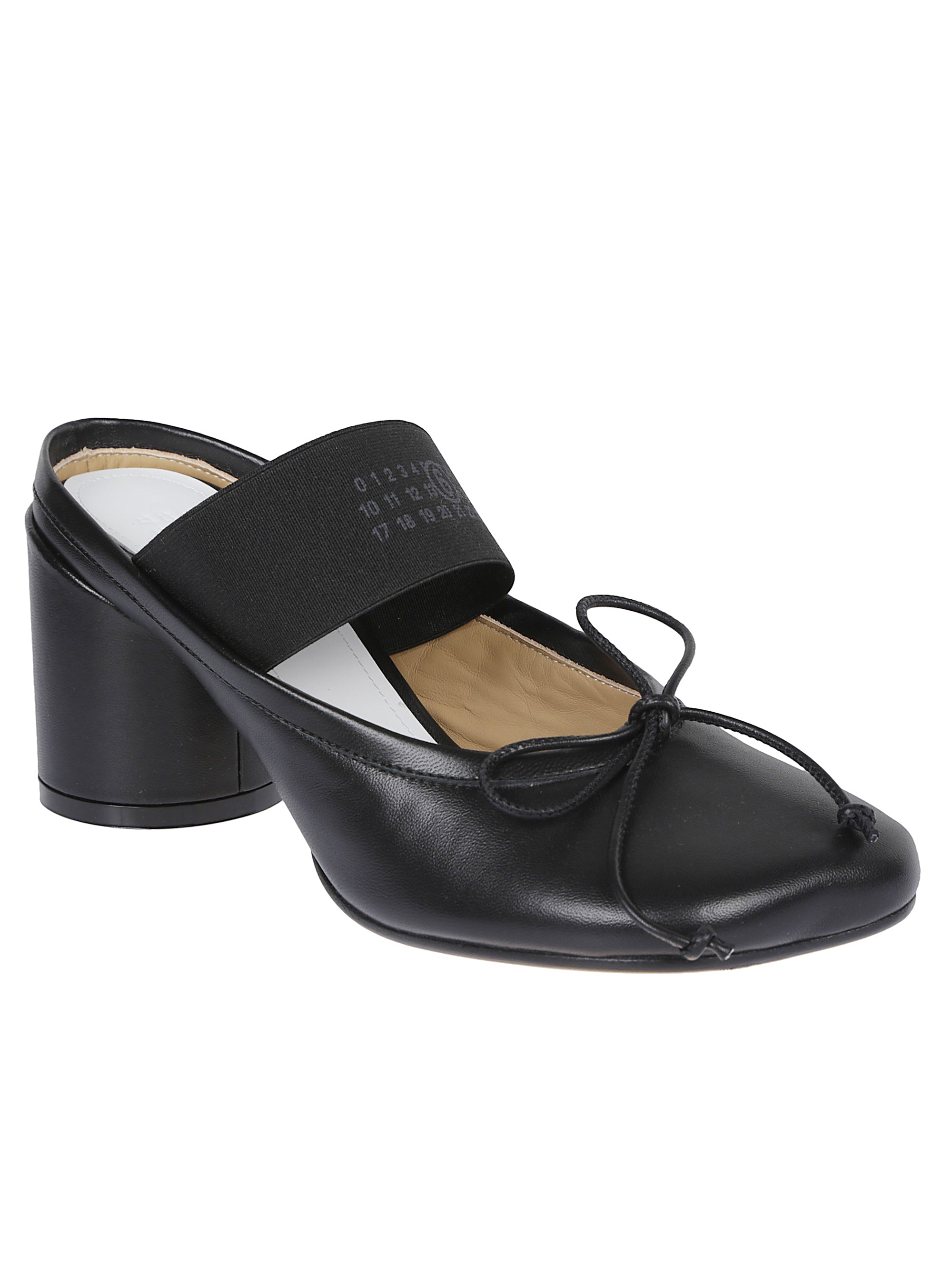 Mm6 Maison Margiela Sandals Nero Calf Leather