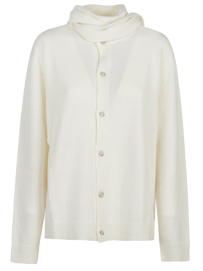 MM6 Maison Margiela Sweaters White Virgin Wool Acrylic